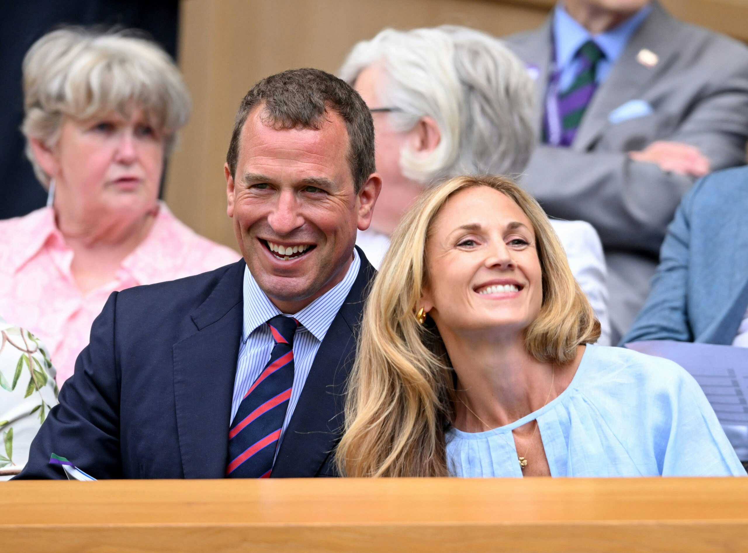 Peter Phillips and his girlfriend Harriet Sperling