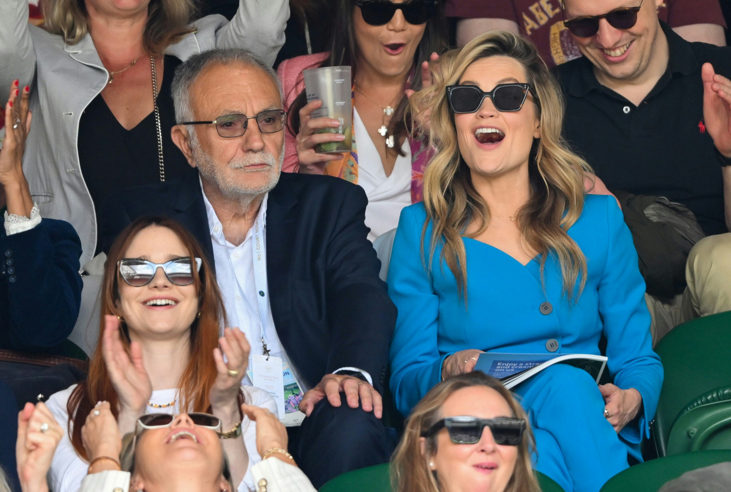 Presenter Laura Whitmore and her dad Sean McIvor