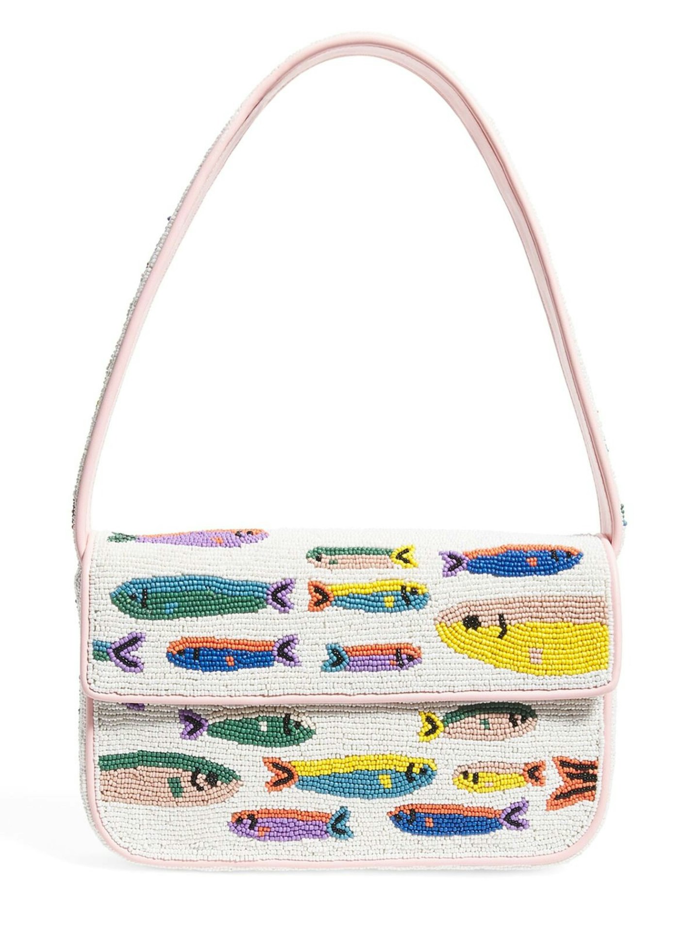 STAUD, Beaded Sardines Tommy Shoulder Bag