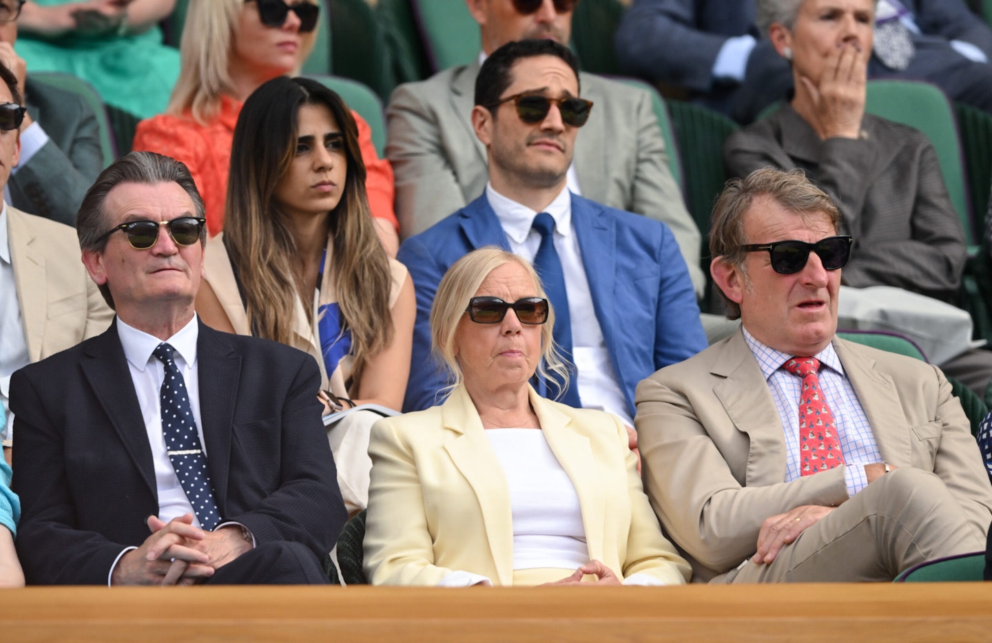 Singer Feargal Sharkey alongside Dragons' Den star Deborah Meaden and her husband Paul Farmer