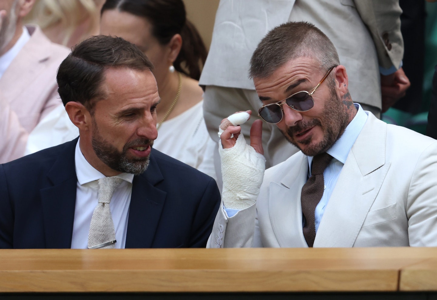 Sir David Beckham and Sir Gareth Southgate