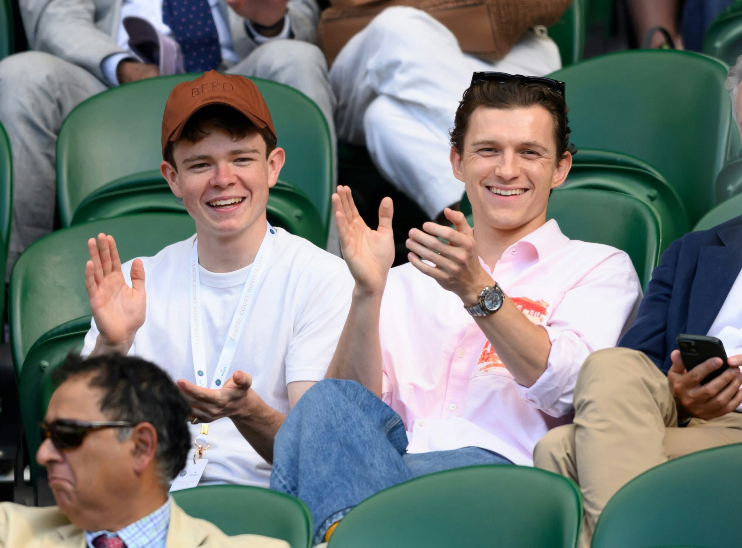 Tom Holland and his brother Paddy Holland