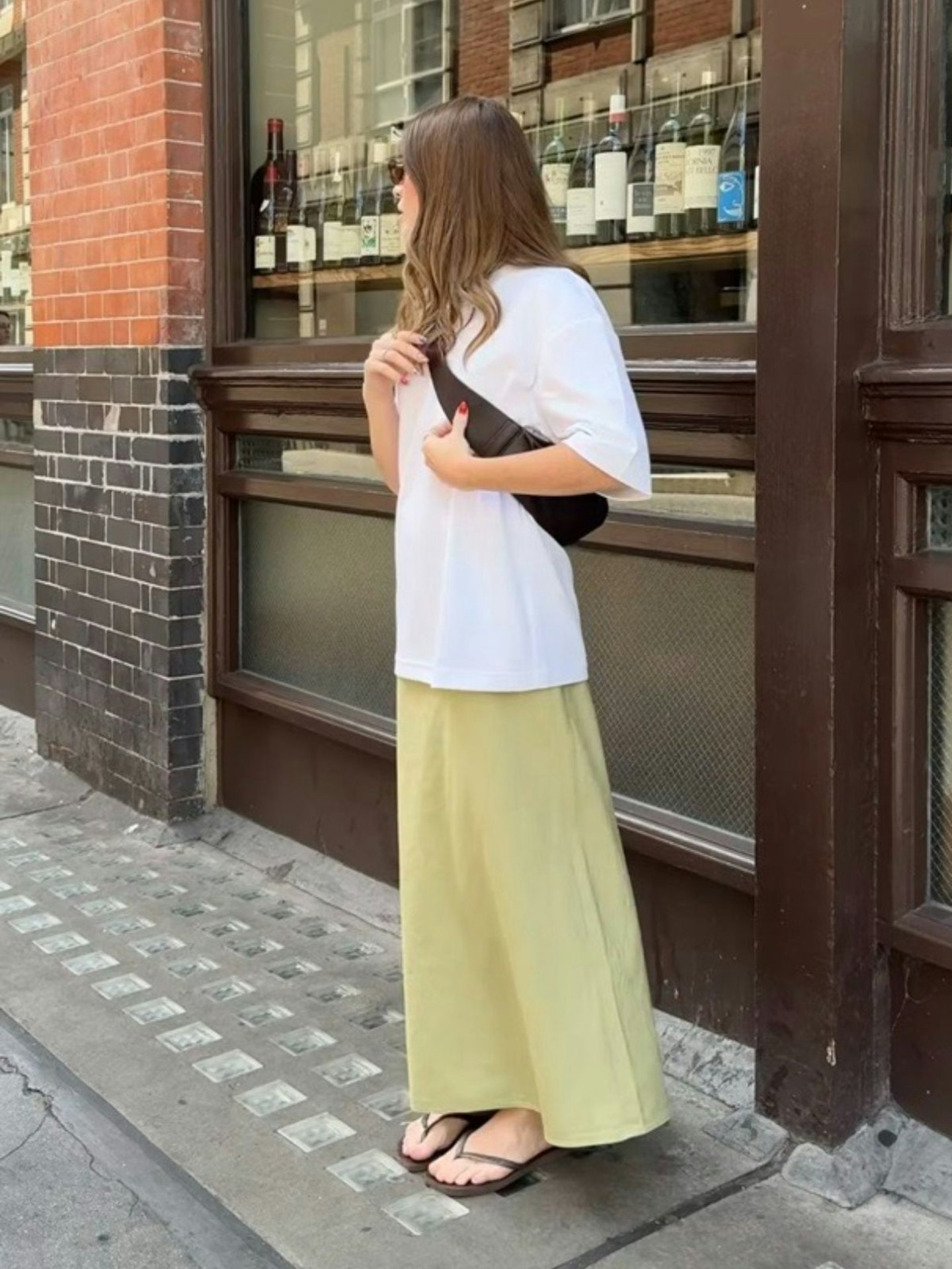 Uniqlo Linen Blend Skirt