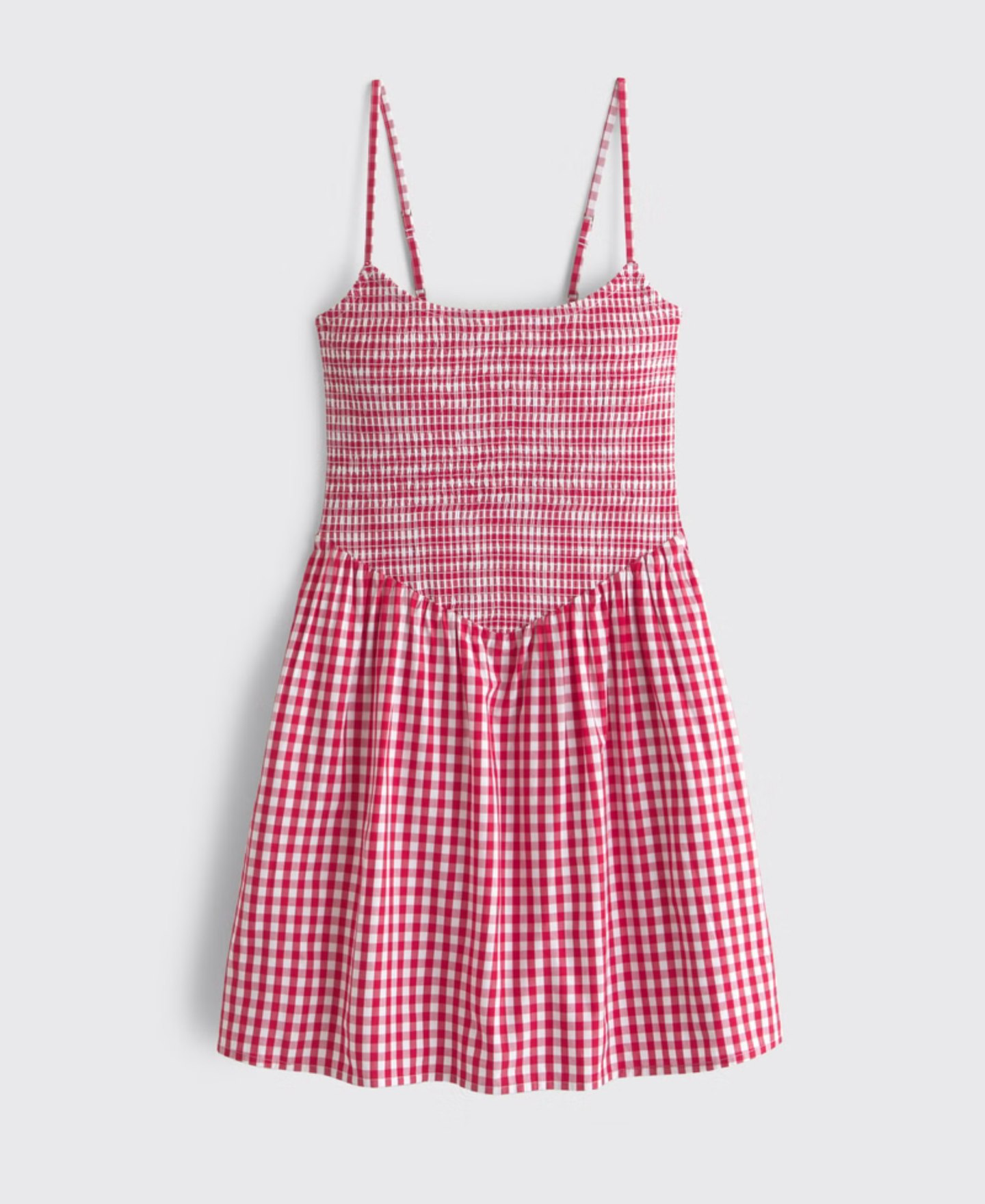 Abercrombie & Fitch, Dipped Smocked Mini Dress