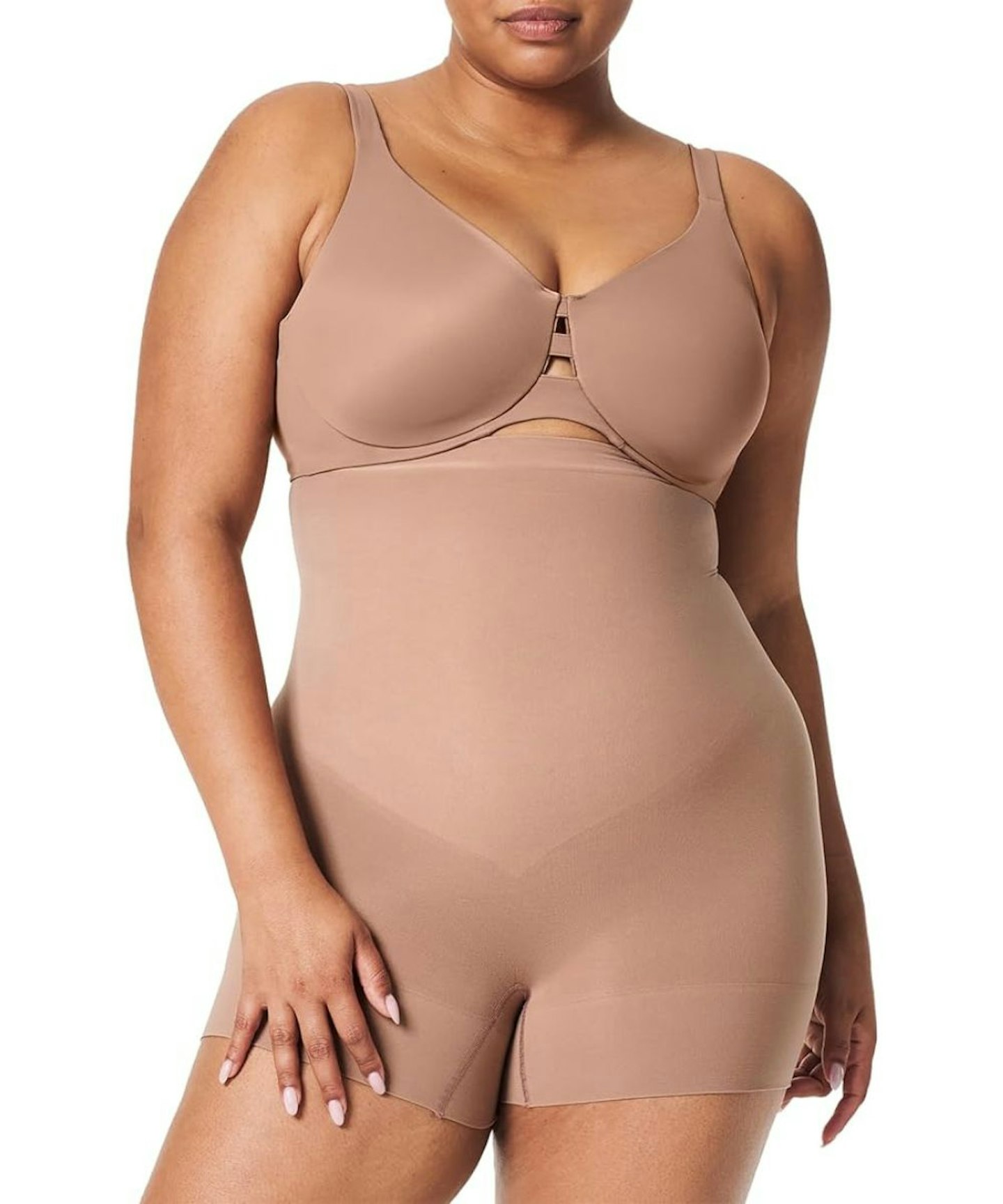 Spanx, Power High-Waisted Shorty Thigh Shapewear