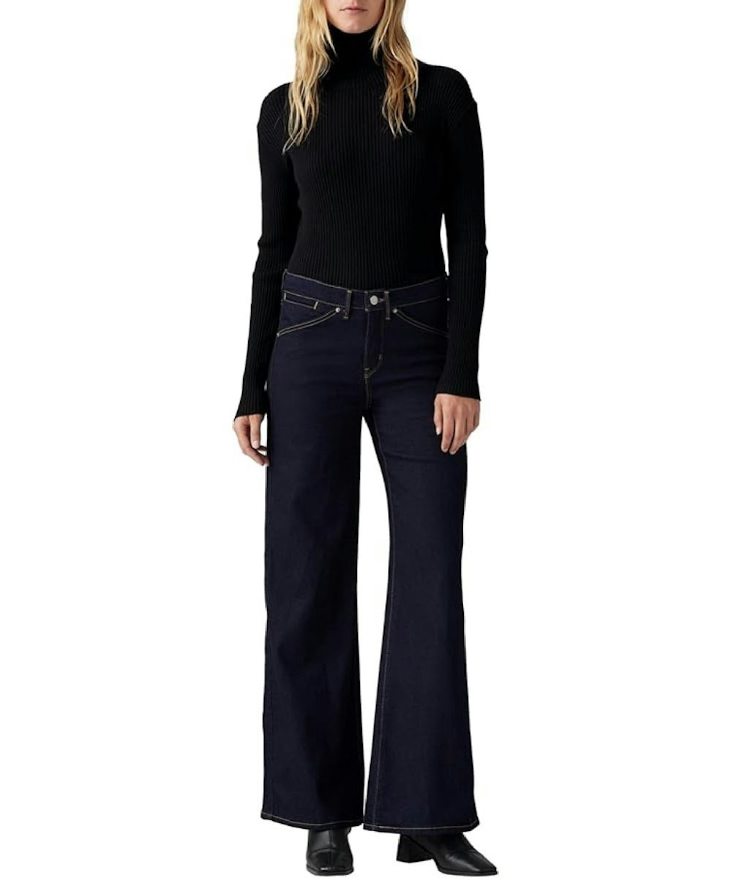 Levi's 318 Styled Shaping Wide Leg Jeans