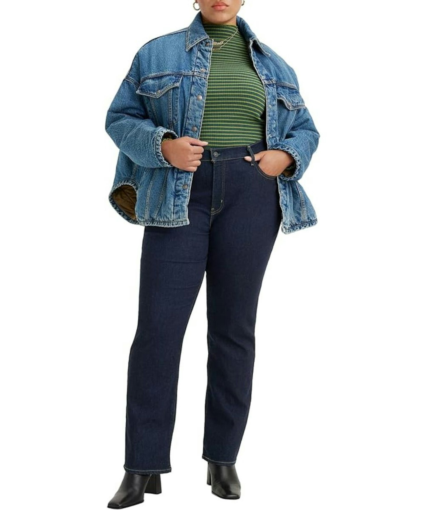 Levi's Plus Size 724 High Rise Straight Jeans