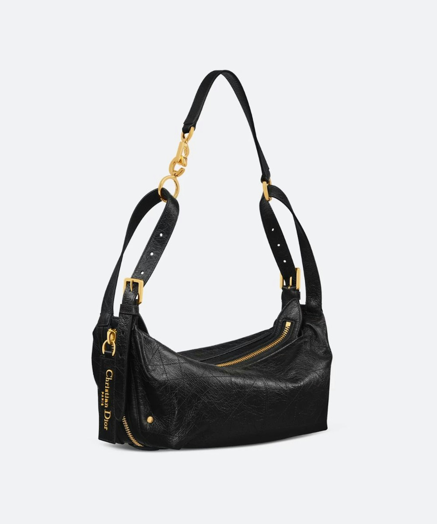Dior, Small D-Journey Bag in Crinkled Calfskin