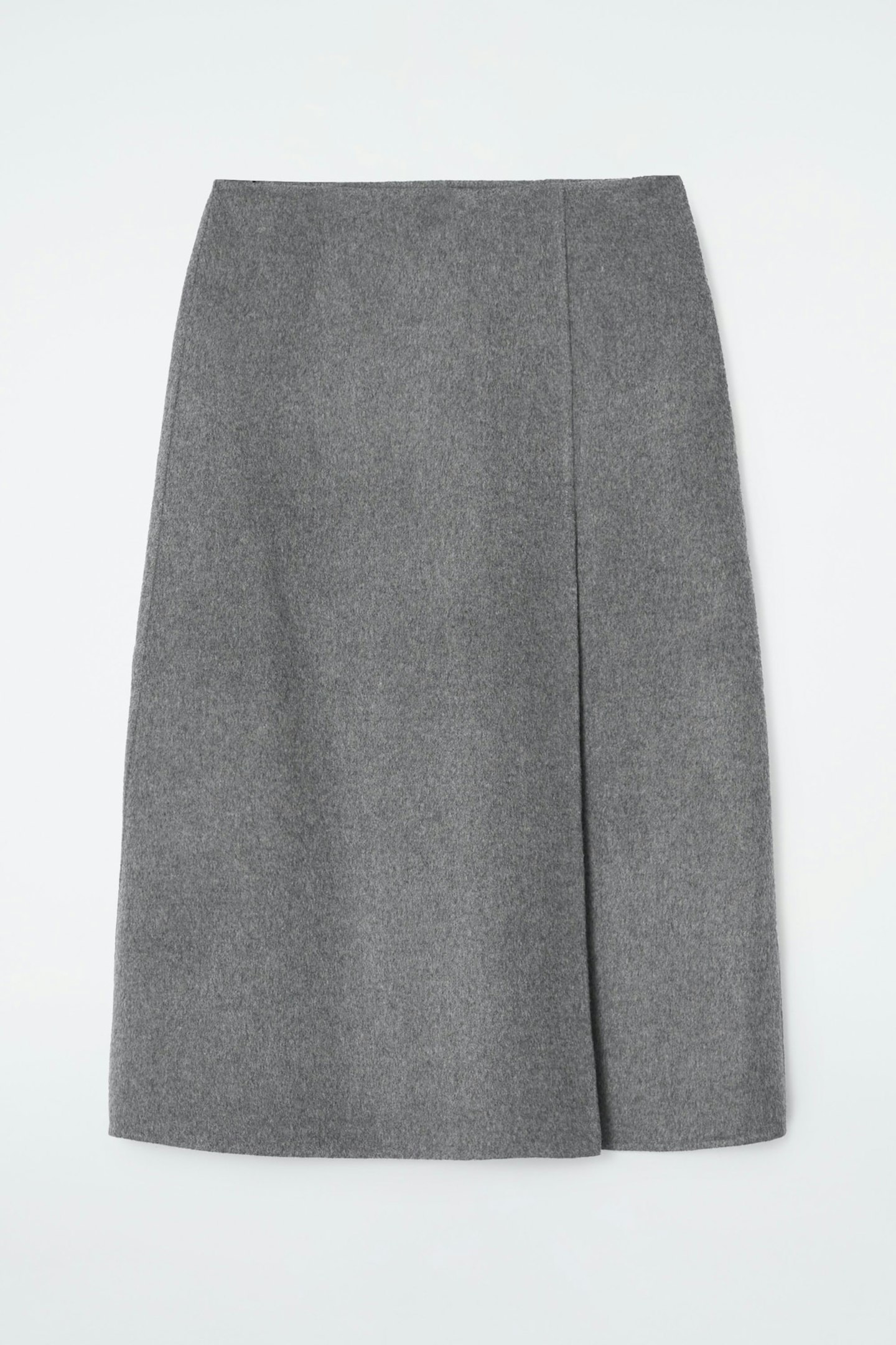 COS, Double-Faced Wool Midi Skirt