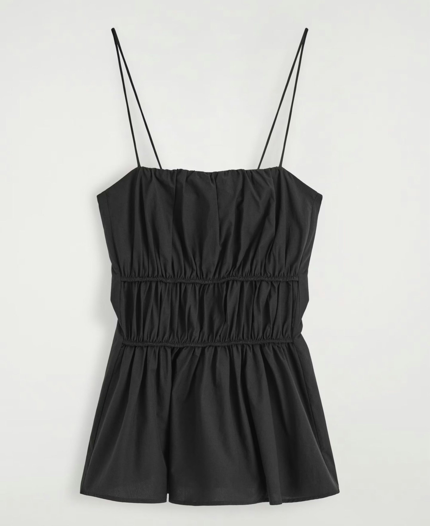 Gathered Top - Black