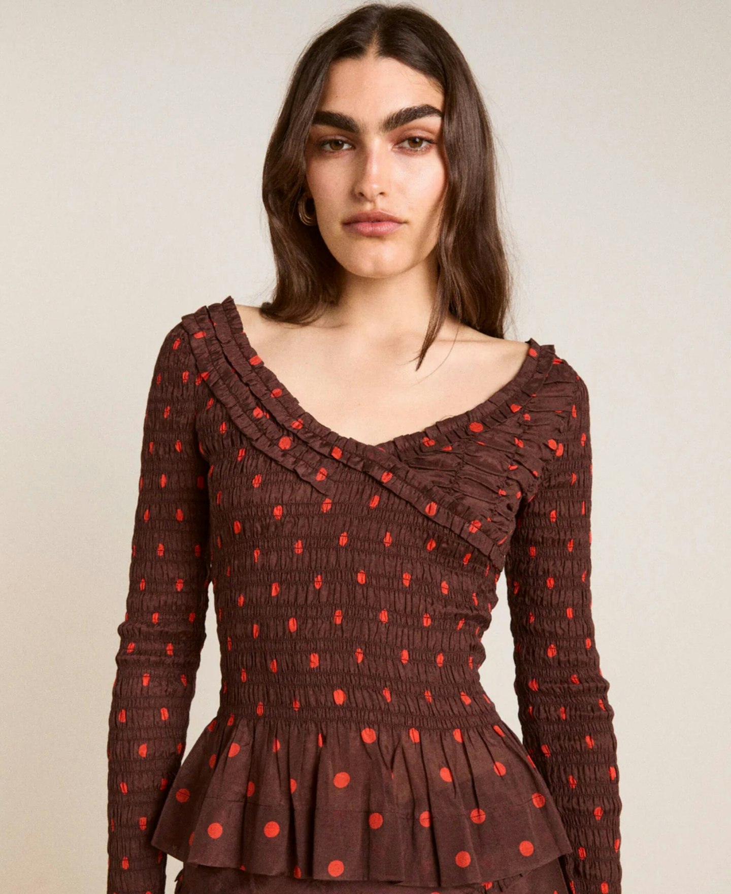 Suri Shirred Blouse