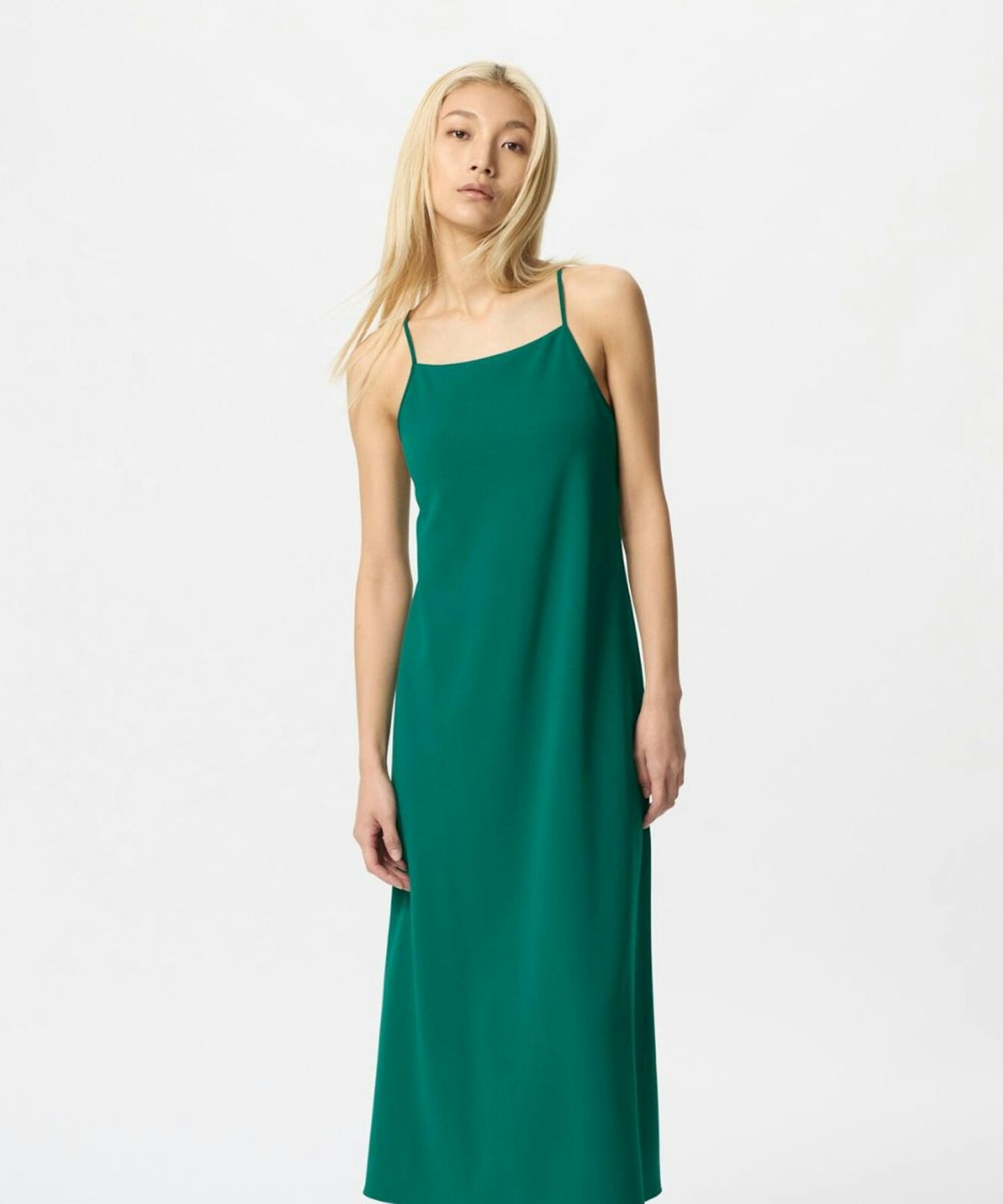 Uniqlo, Crepe Jersey Bra Camisole Dress