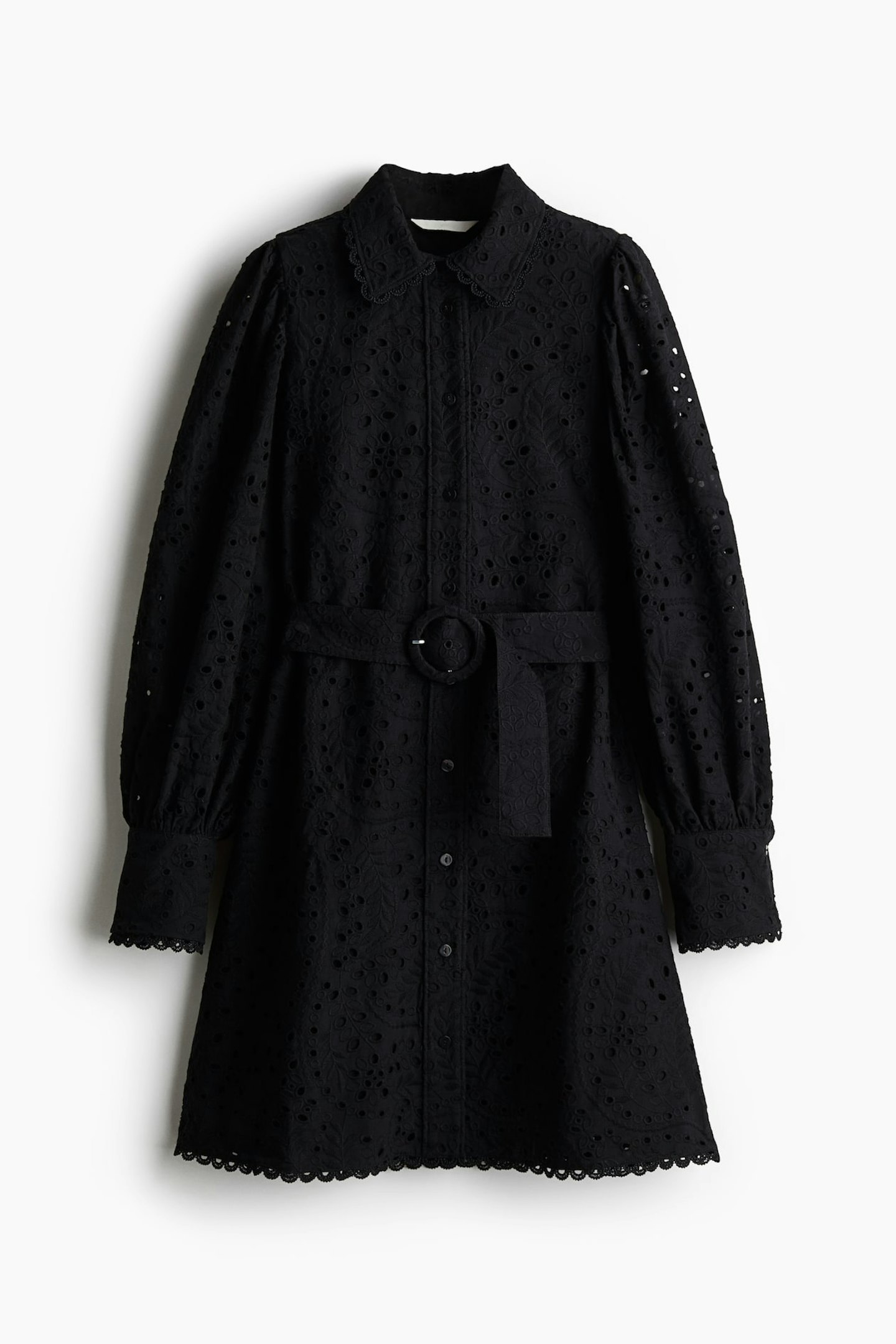 H&M, Broderie Anglaise Shirt Dress