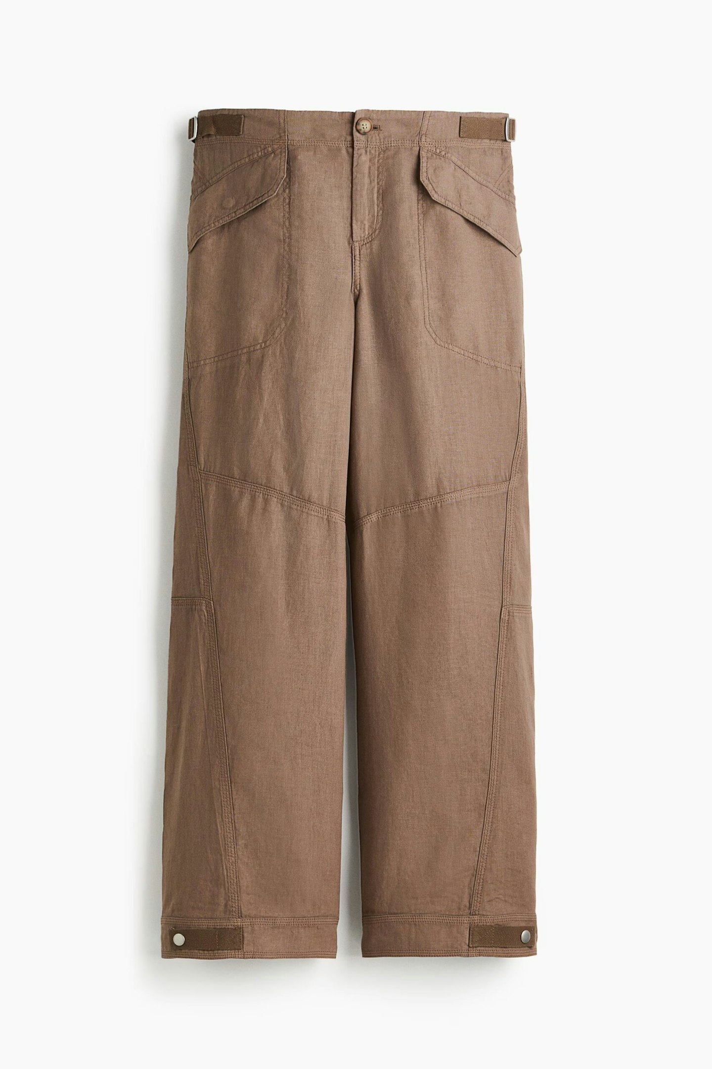 Mia Regan X H&M Linen Cargo Trousers