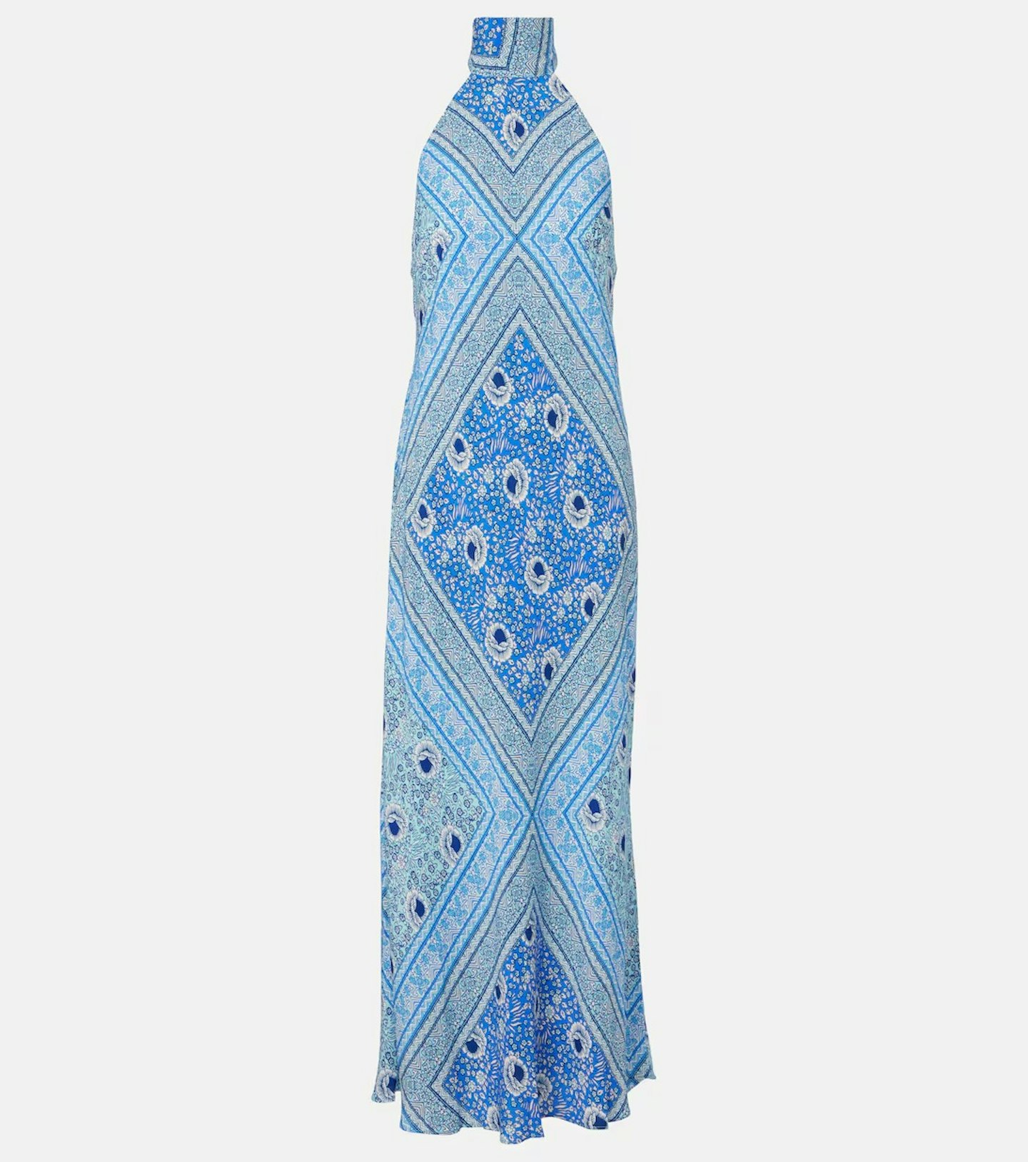 Rixo, Maura Printed Satin Maxi Dress