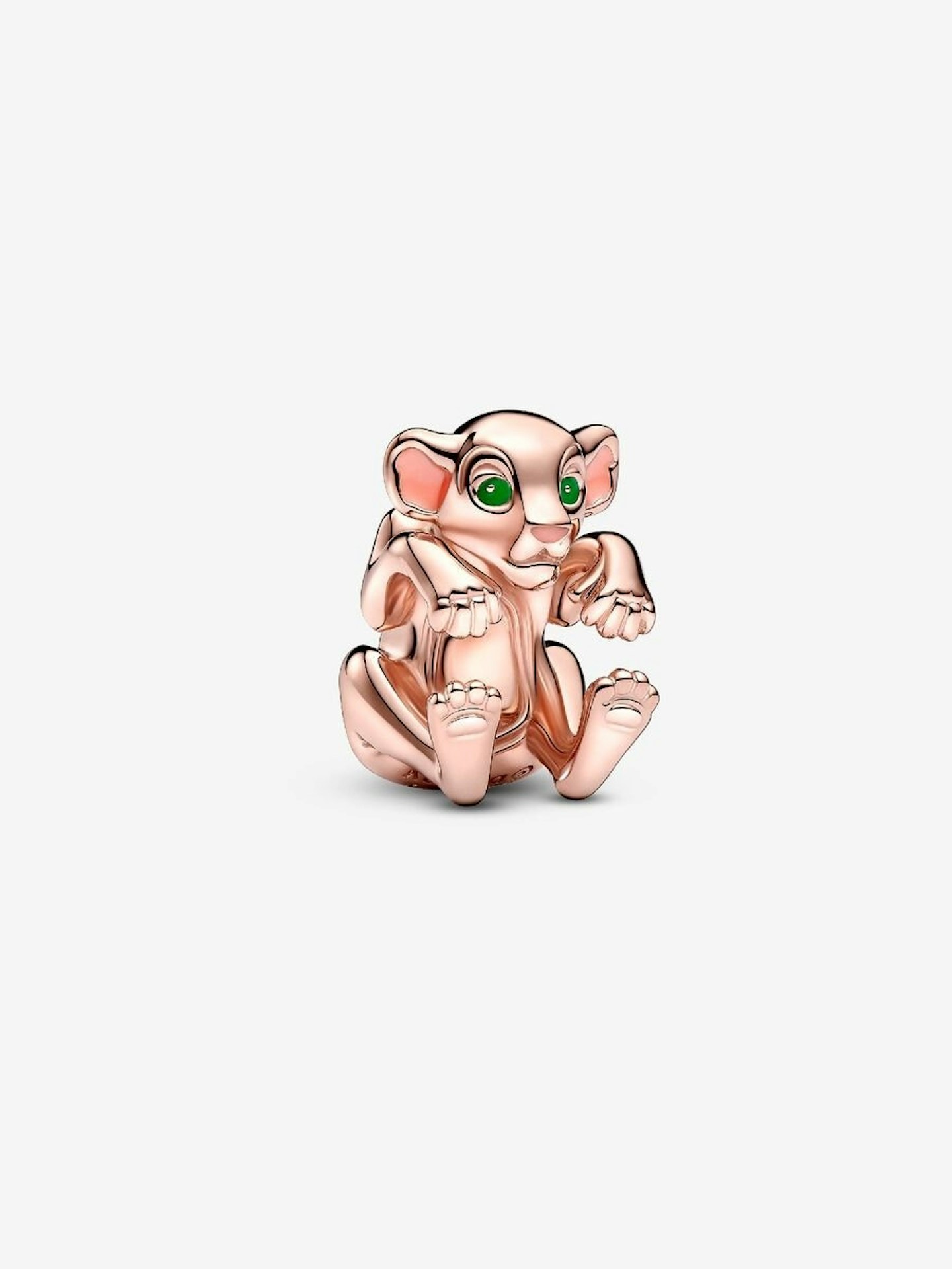 Disney The Lion King Nala Charm 14k Rose Gold Plating