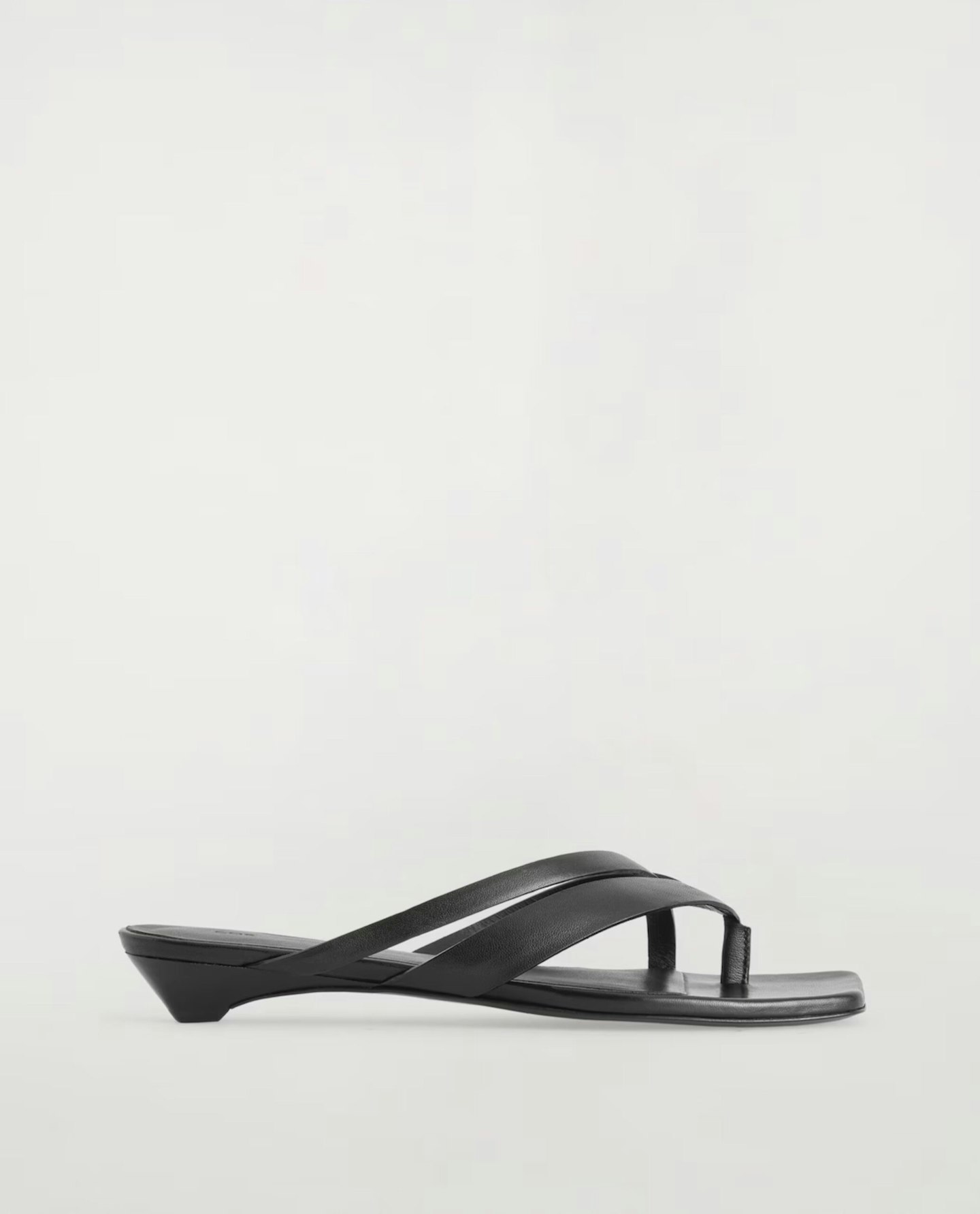 COS, Crossover Strap Kitten Heeled Sandals