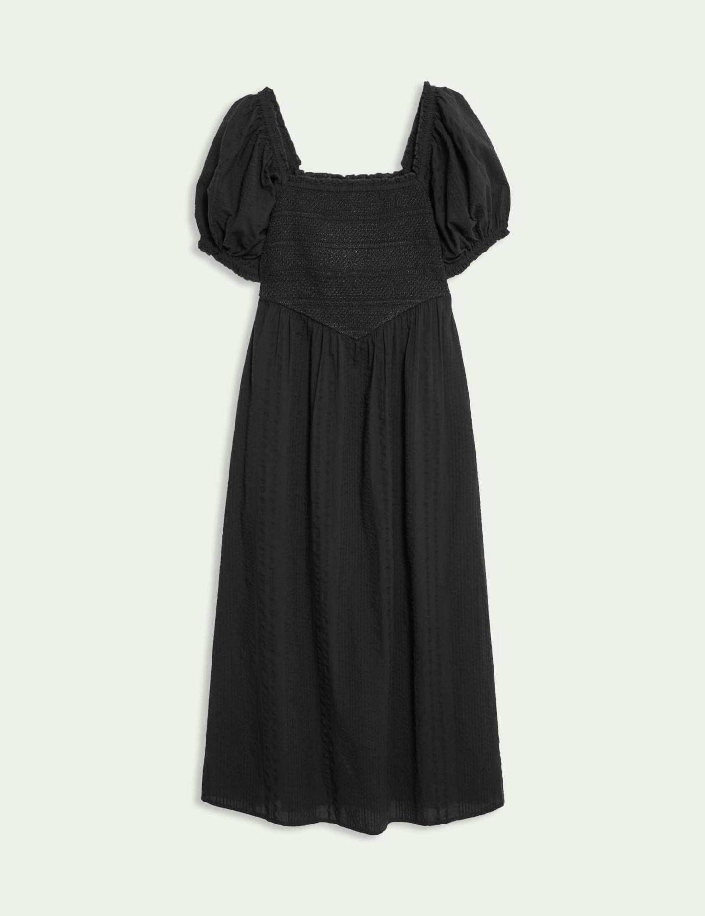 M&S, Pure Cotton Square Neck Midaxi Dress