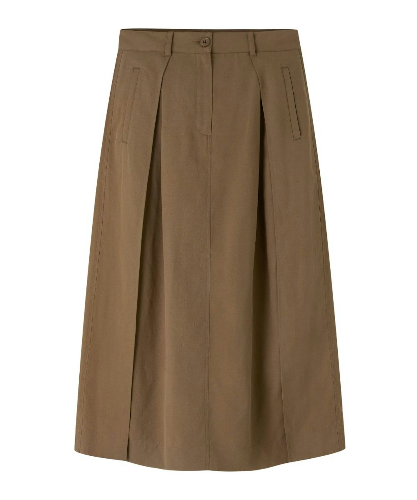 ME+EM, Linen Blend Wrap Maxi Skirt