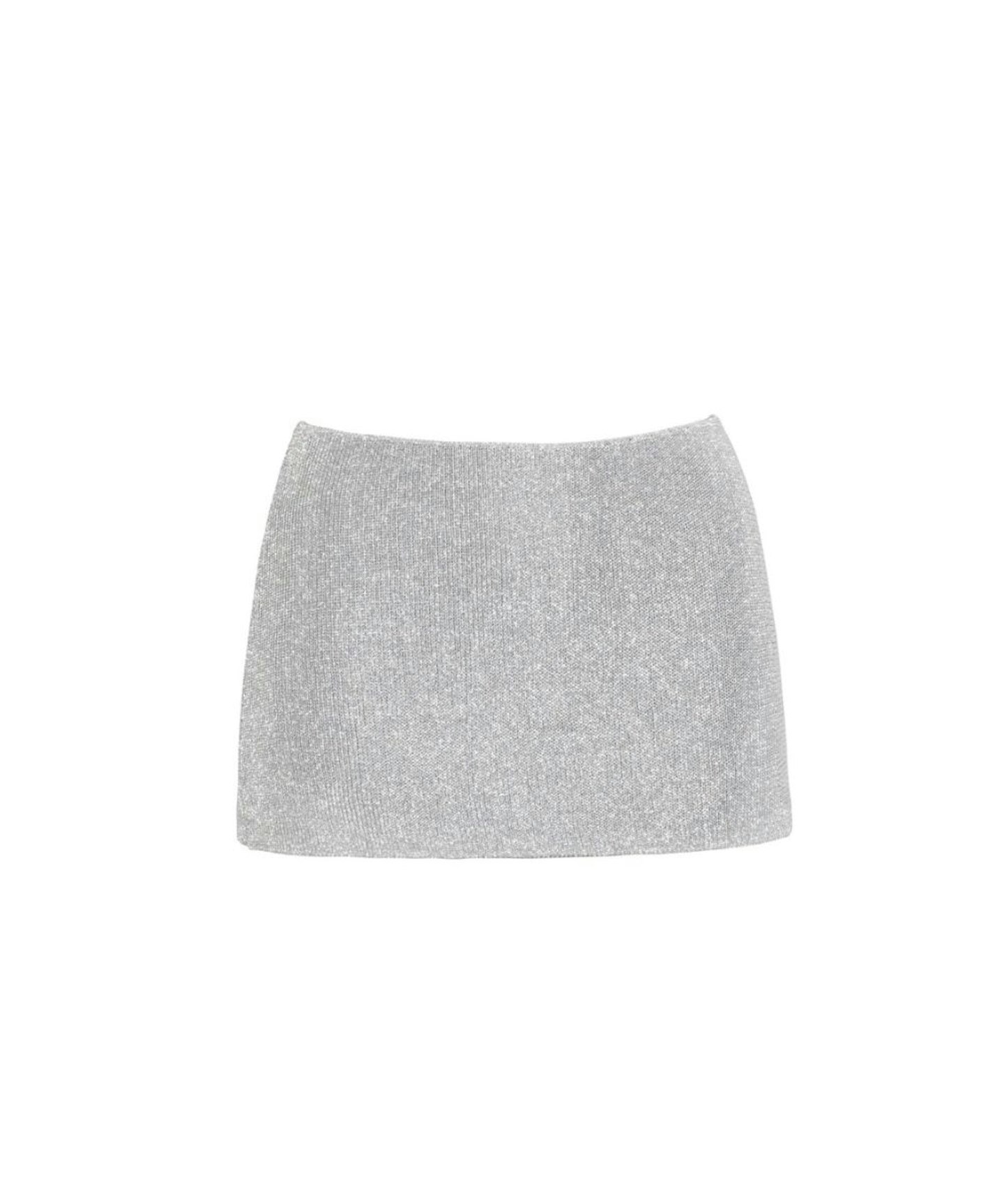 The Amelia Metallic Knitted Skort