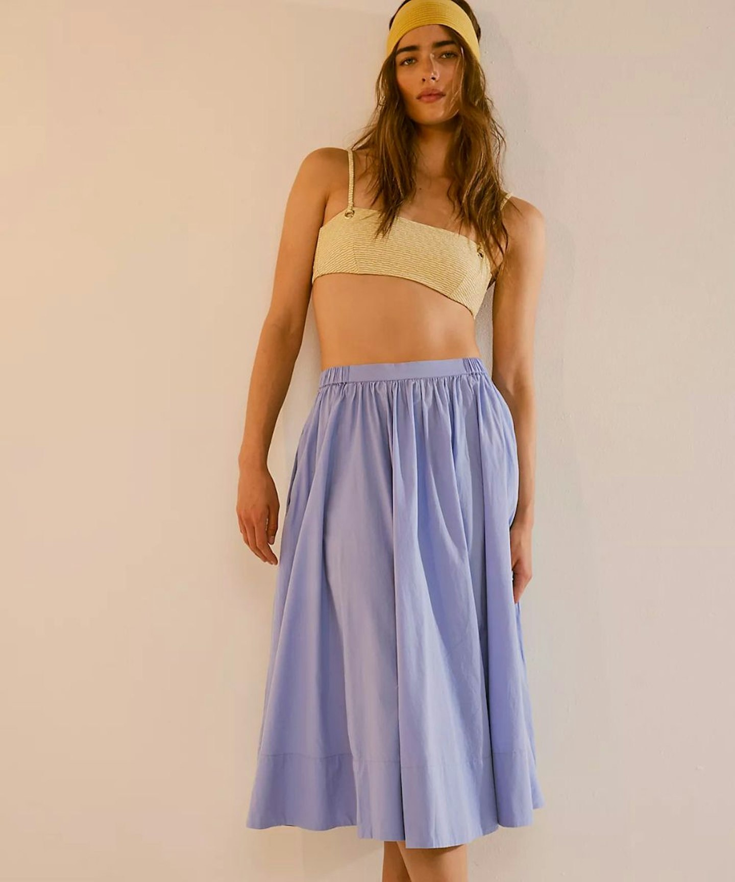 Lowen Midi Skirt, Purple