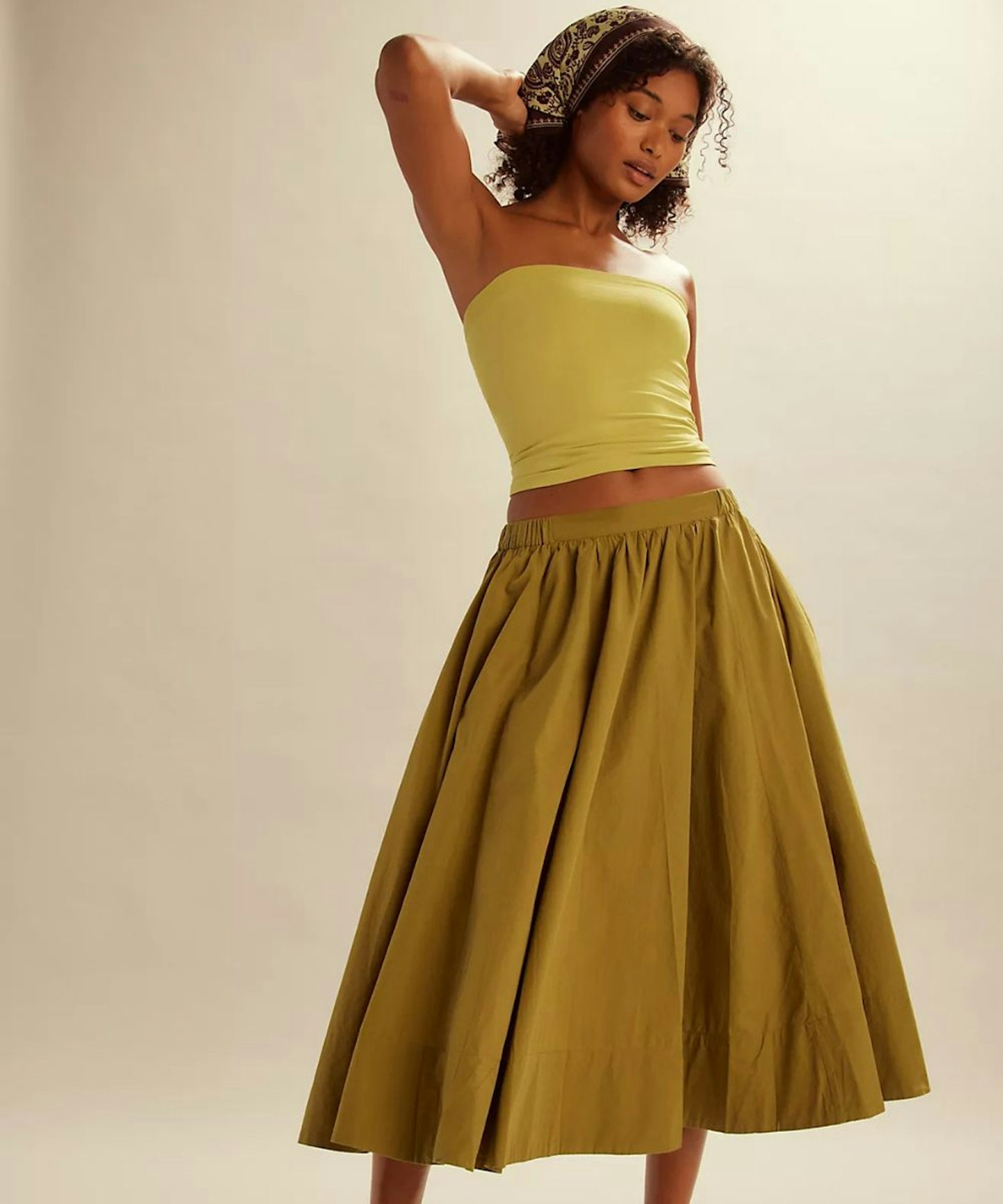 Lowen Midi Skirt, Cardamom Seed