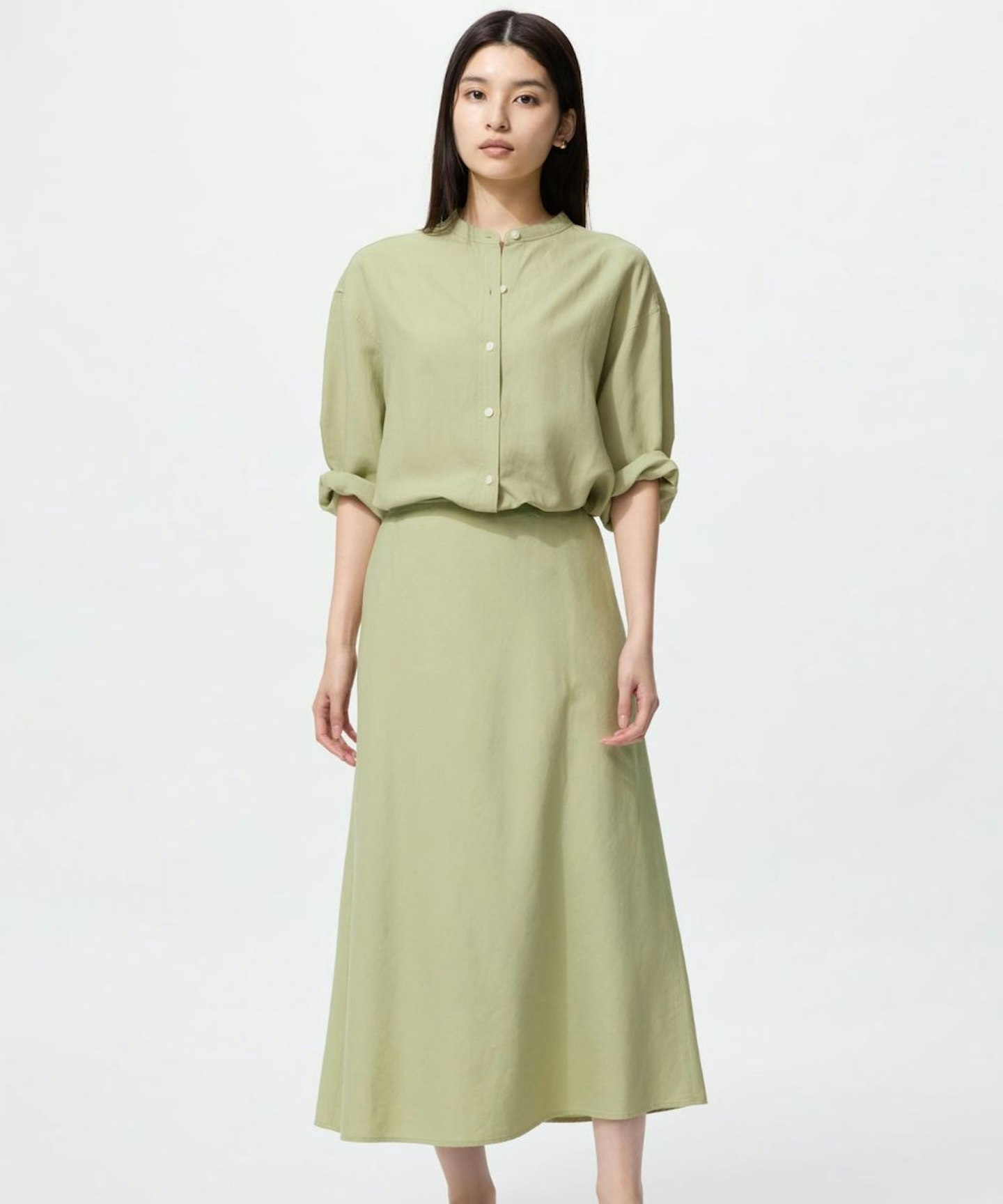 Uniqlo, Linen Blend Skirt