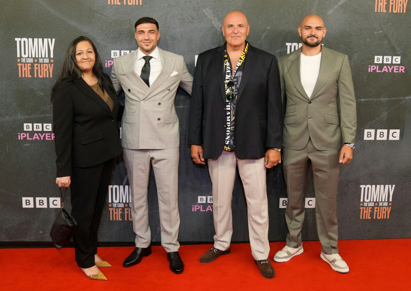 Chantal and John Fury with sons Tommy and Roman