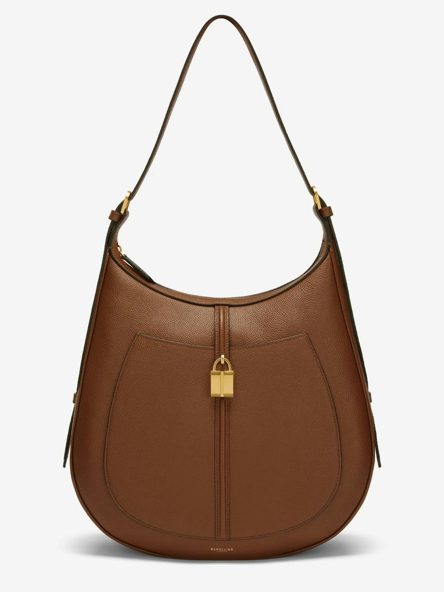 DeMellier, The Siena Hobo in Tan Small Grain