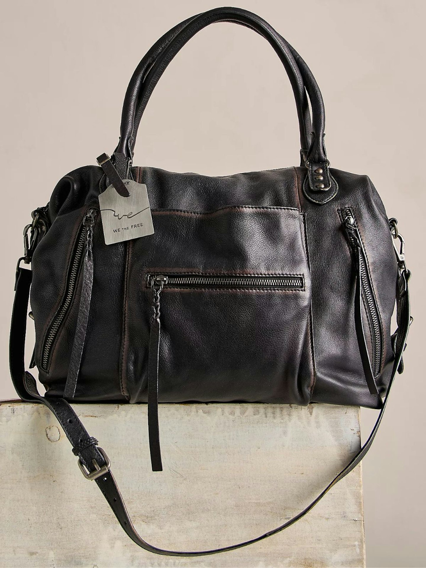 Free People, Emerson Tote Bag - Coal