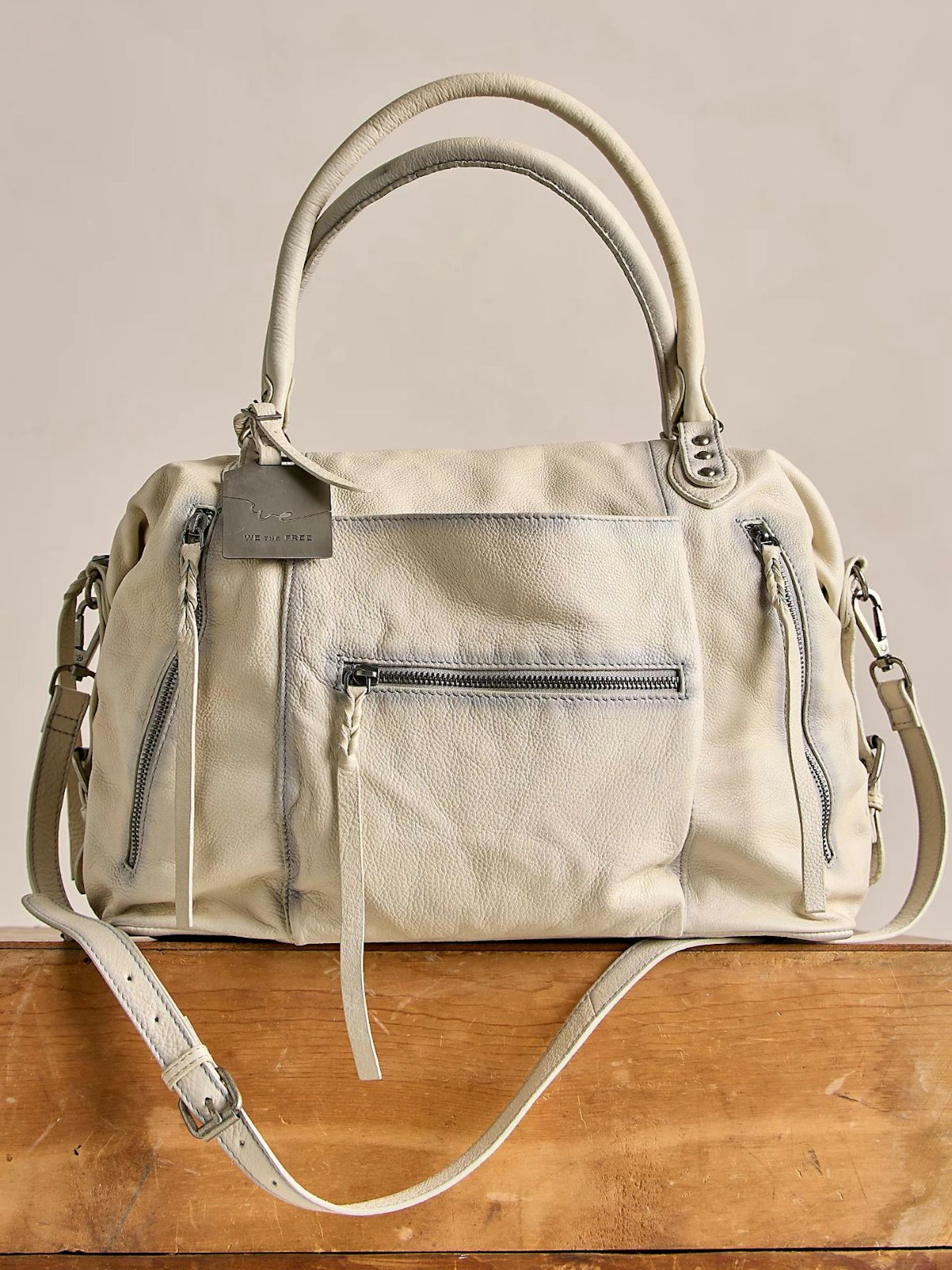 Free People, Emerson Tote Bag - Salt