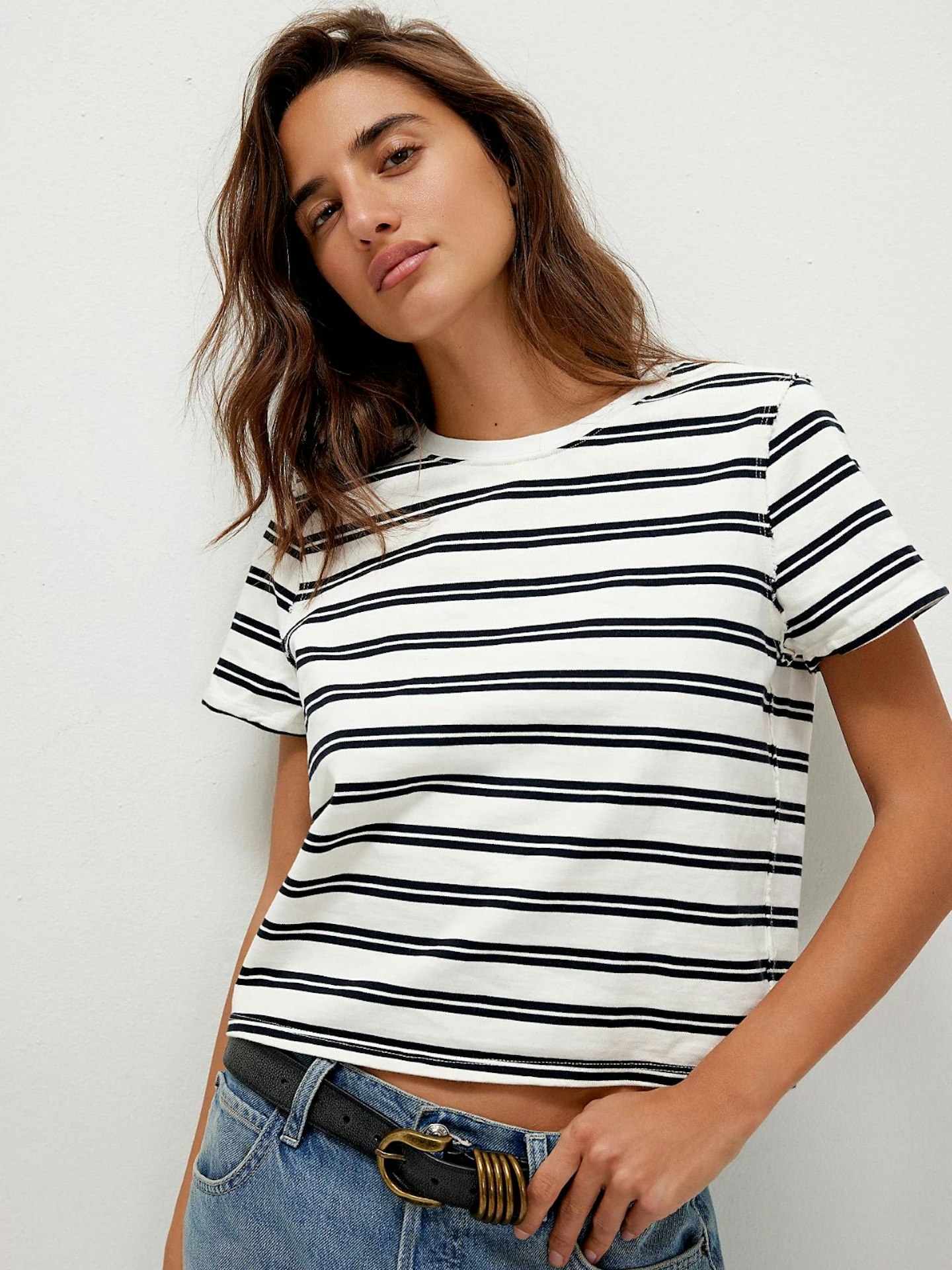 We Are The Free Everyday Striped Tee