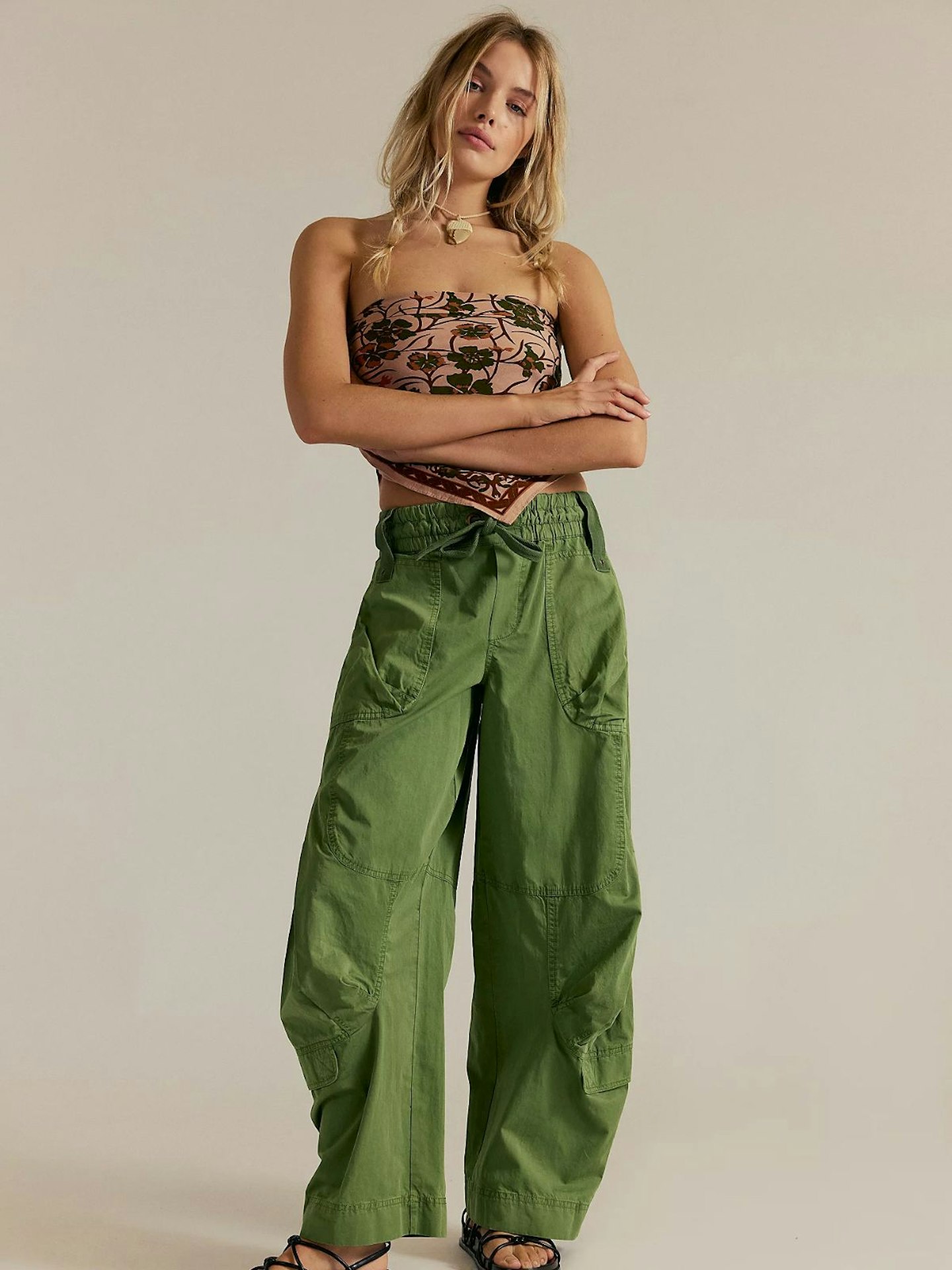 Free People, Onset Pants - Calla Green
