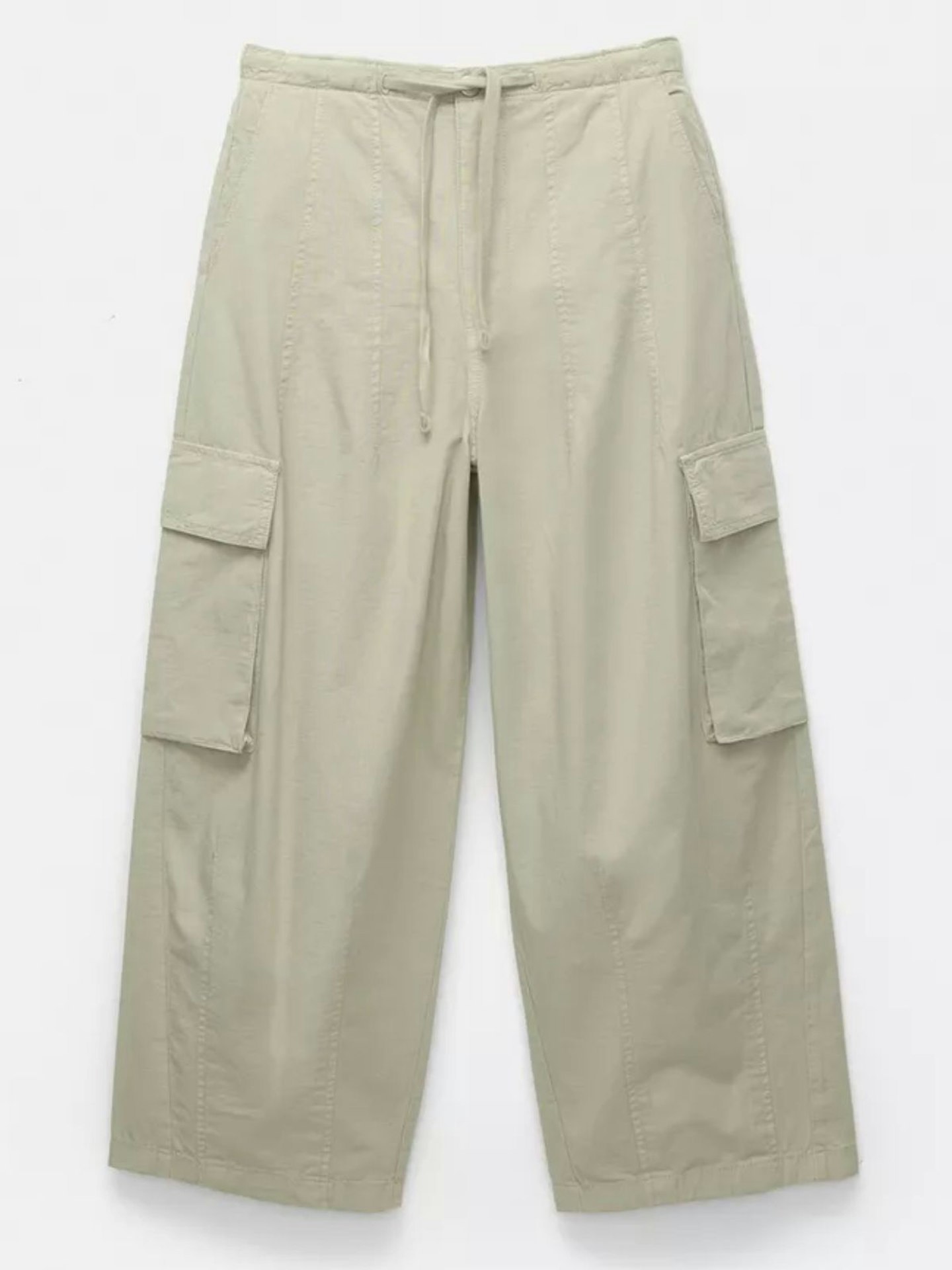 Pull & Bear, Balloon Fit Technical Cargo Trousers