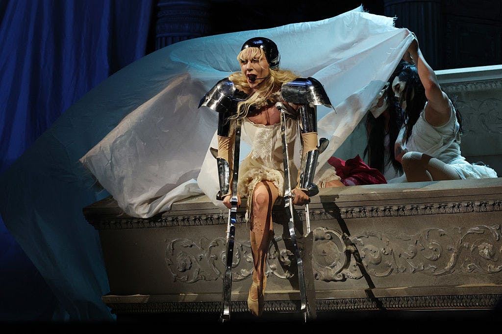 lady gaga wednesday dress Lady Gaga's 'Wednesday' Season 2, Part 2 Debut: Closer Look