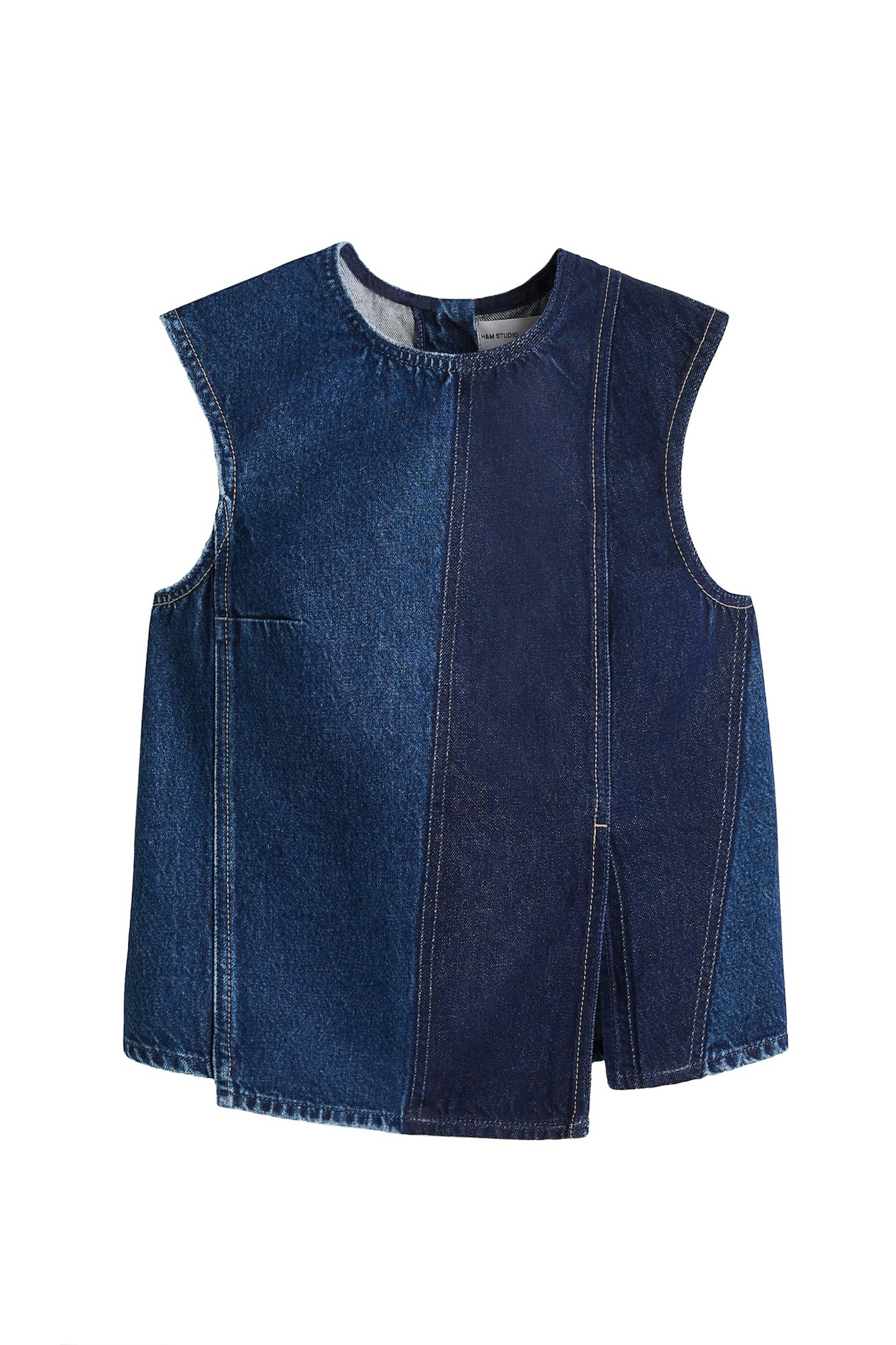 H&M Studio Collection Two-Toned Denim Top