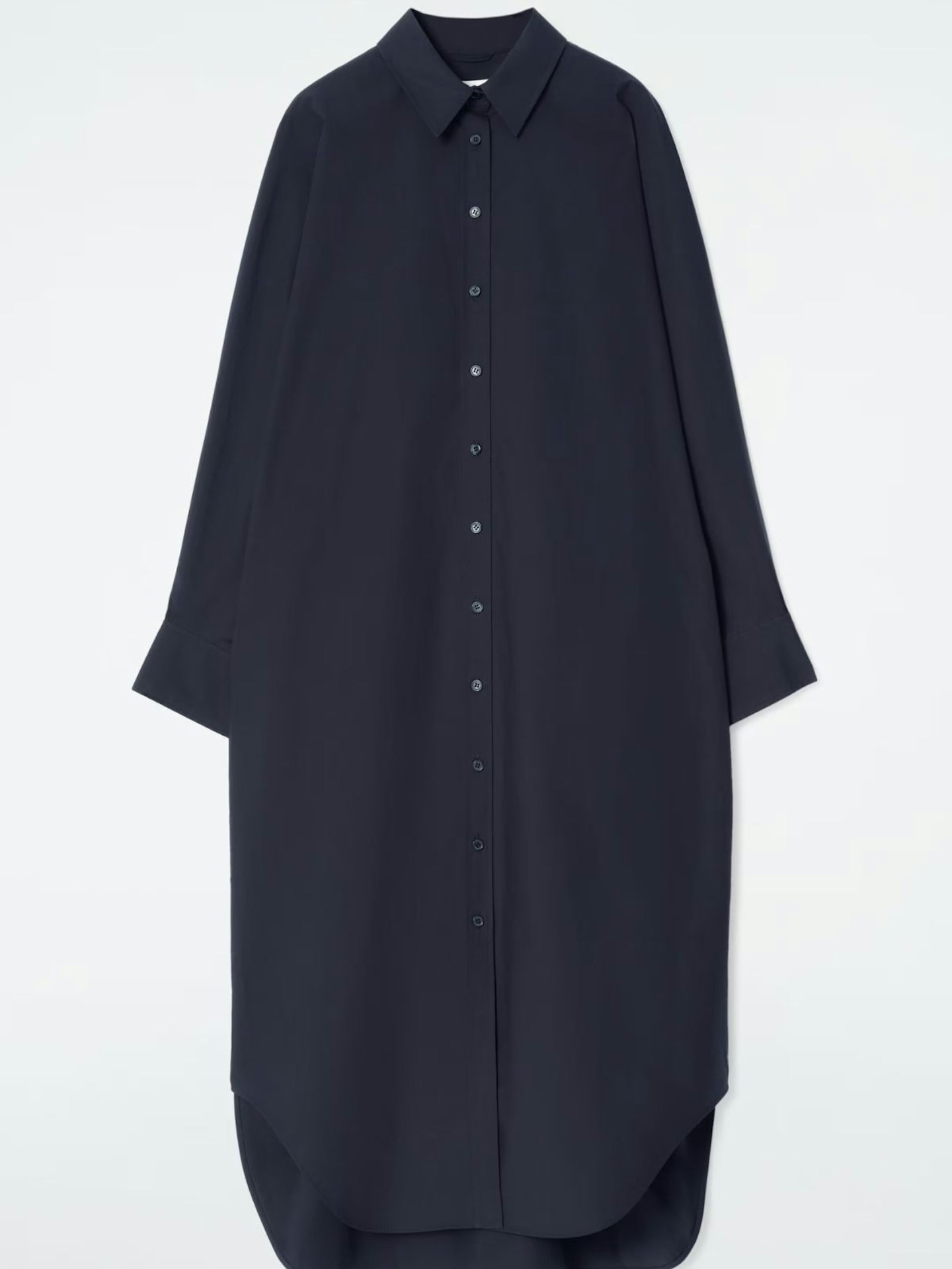 COS, Relaxed Cotton Shirt Dress