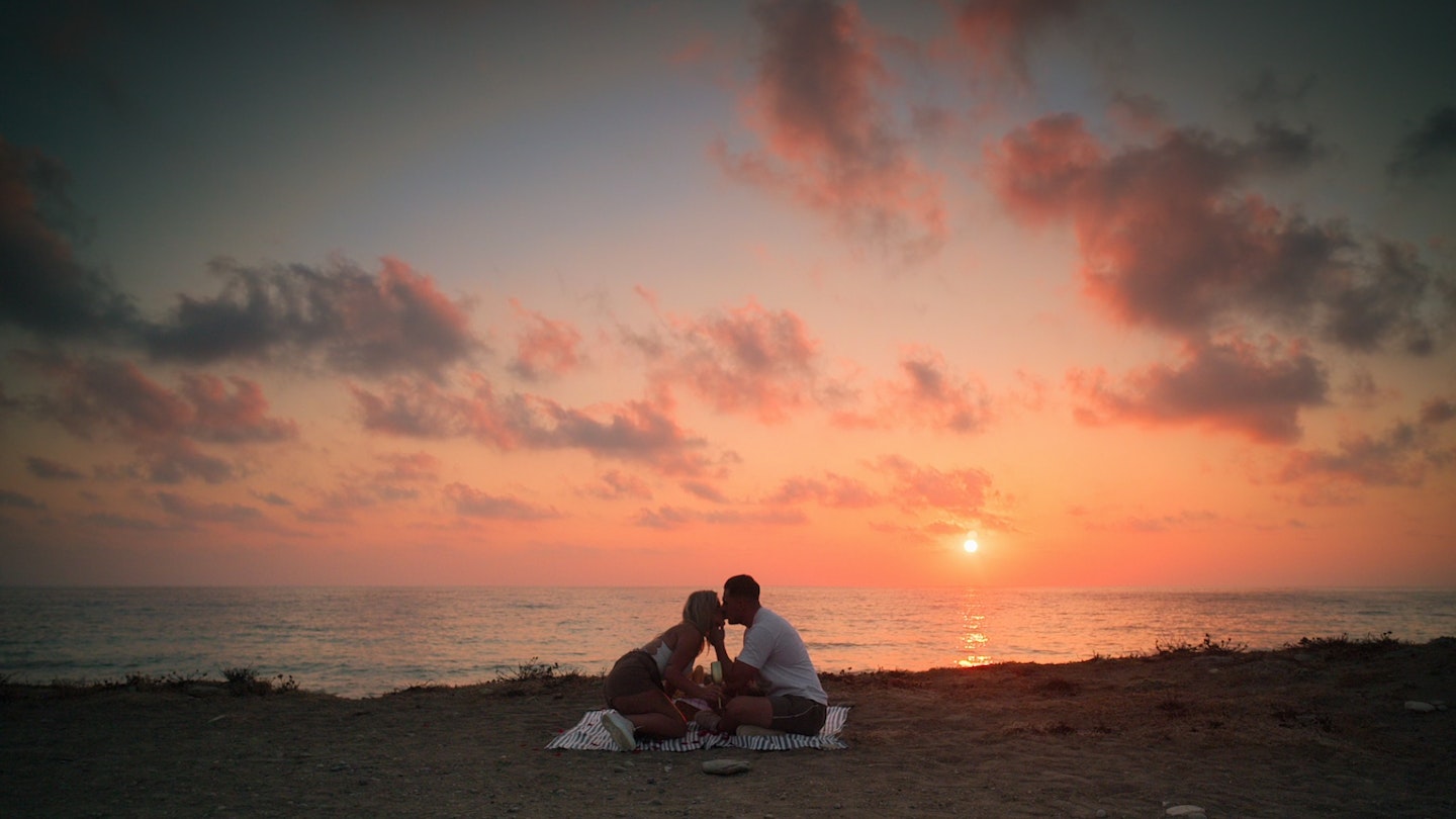 Love Is Blind UK couple Bardha and Jed in Cyprus