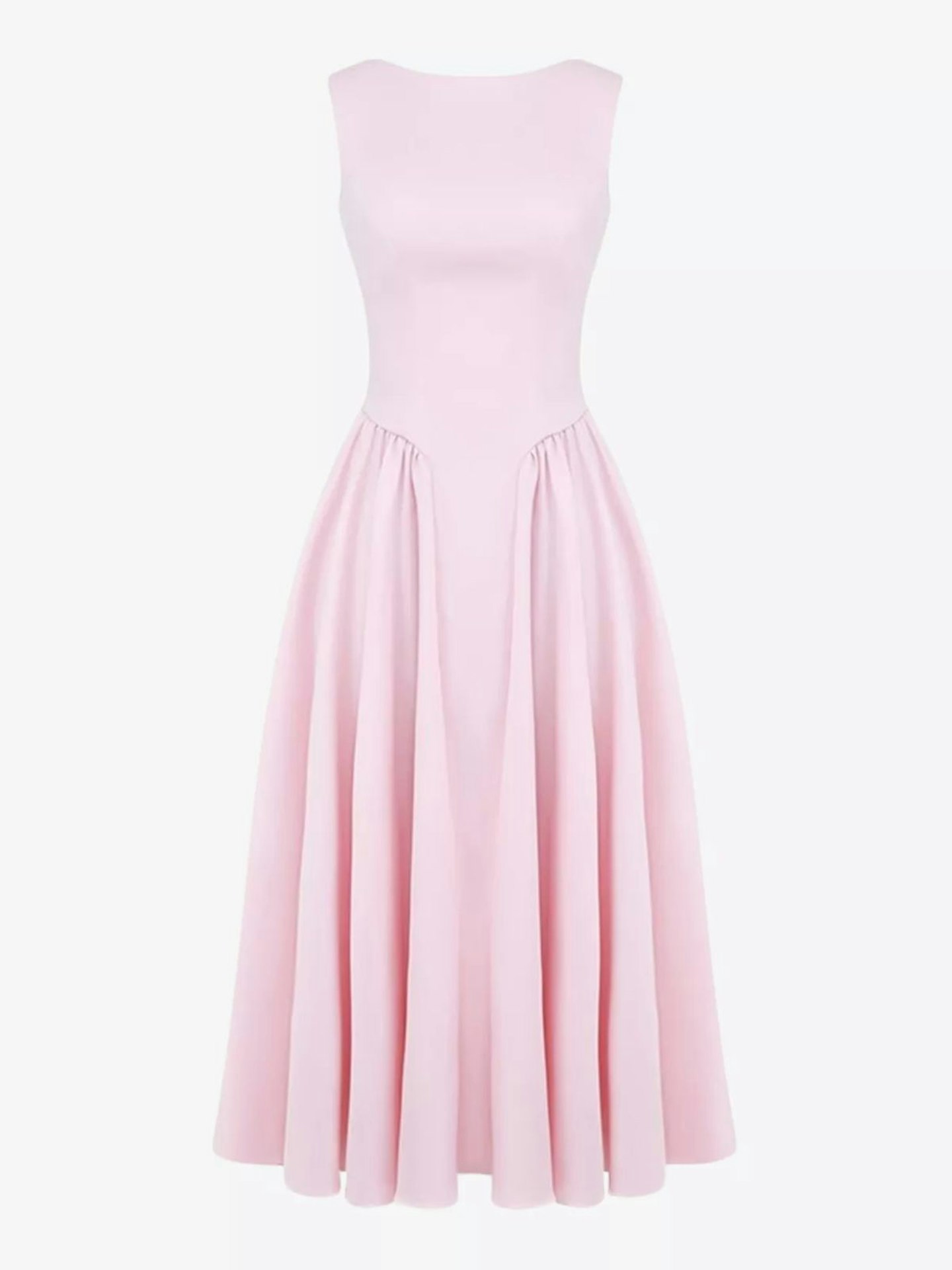 House of CB, Cindy Cut-Out Woven Midi Dress