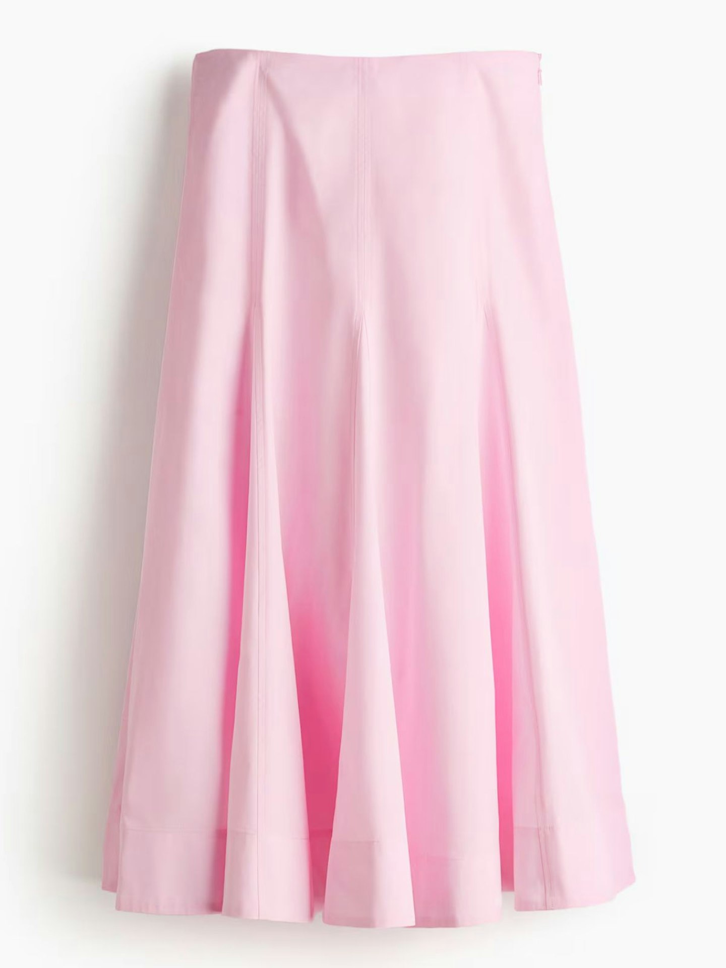 H&M, Flared Cotton Poplin Skirt