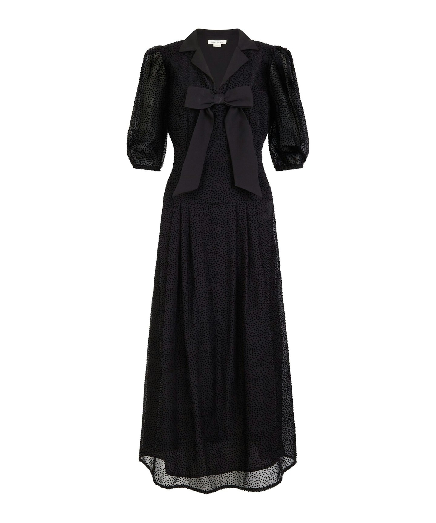 Mae Devore Midi Dress – Black