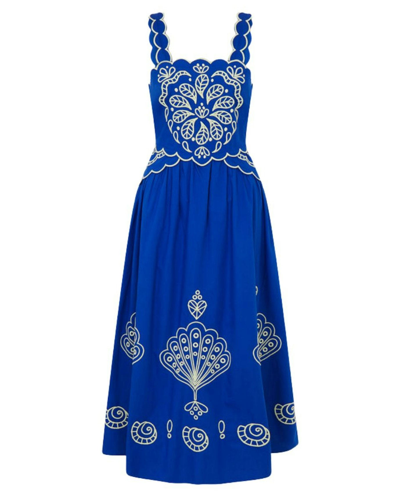 sachin and babi light blue dress Avec Les Filles Women's Embroidered Crepe Mini Dress main image 0