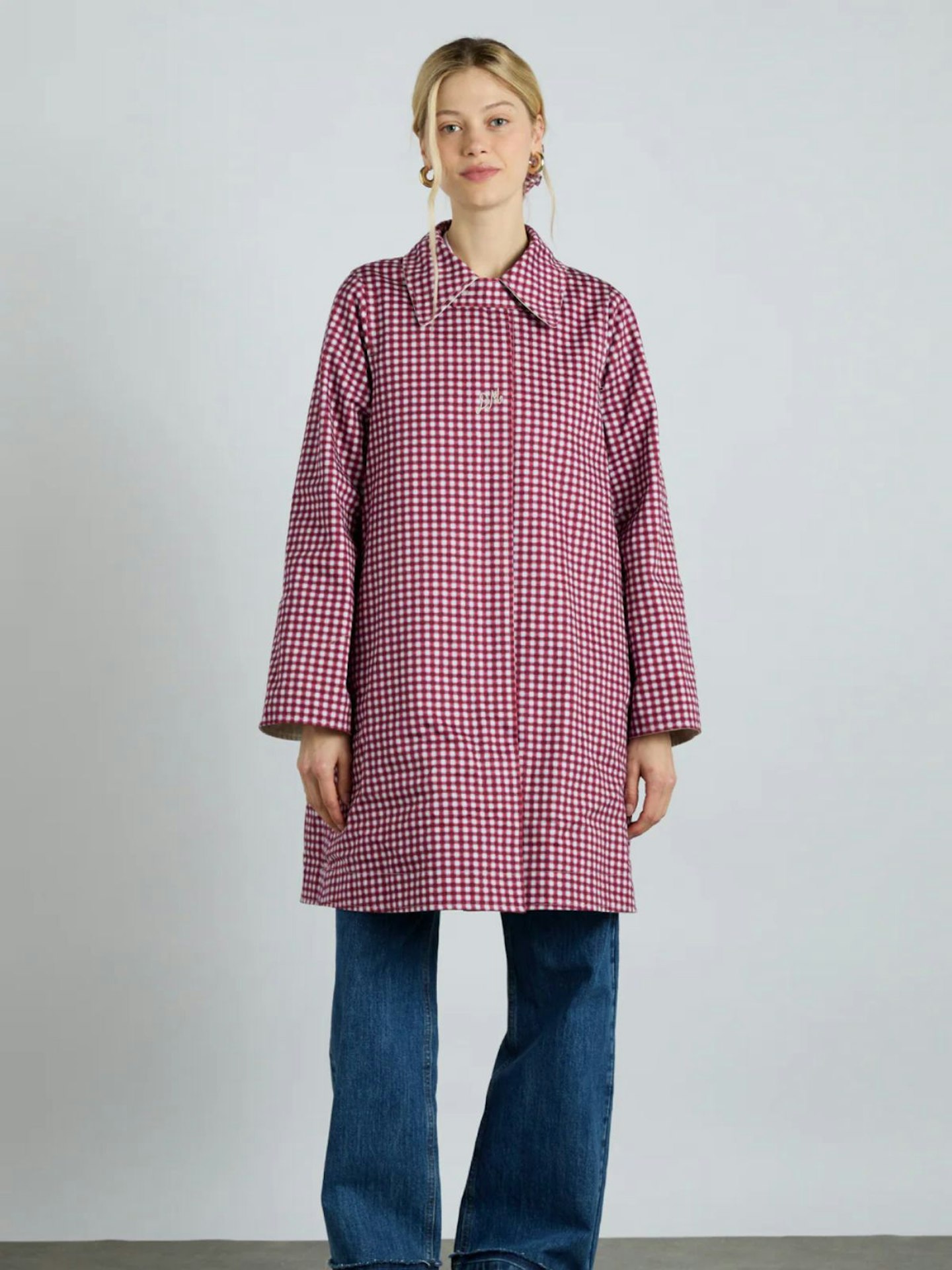 Damson Madder, Mercedes Bow Reversible Trench