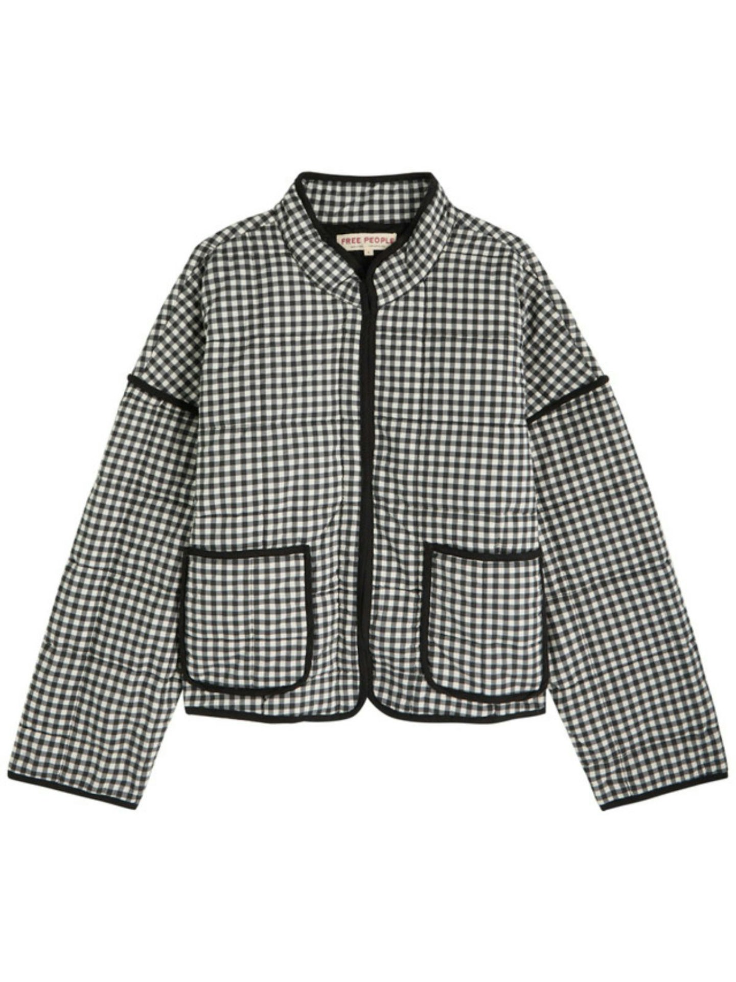 Free People, Chloe Gingham Cotton Jacket
