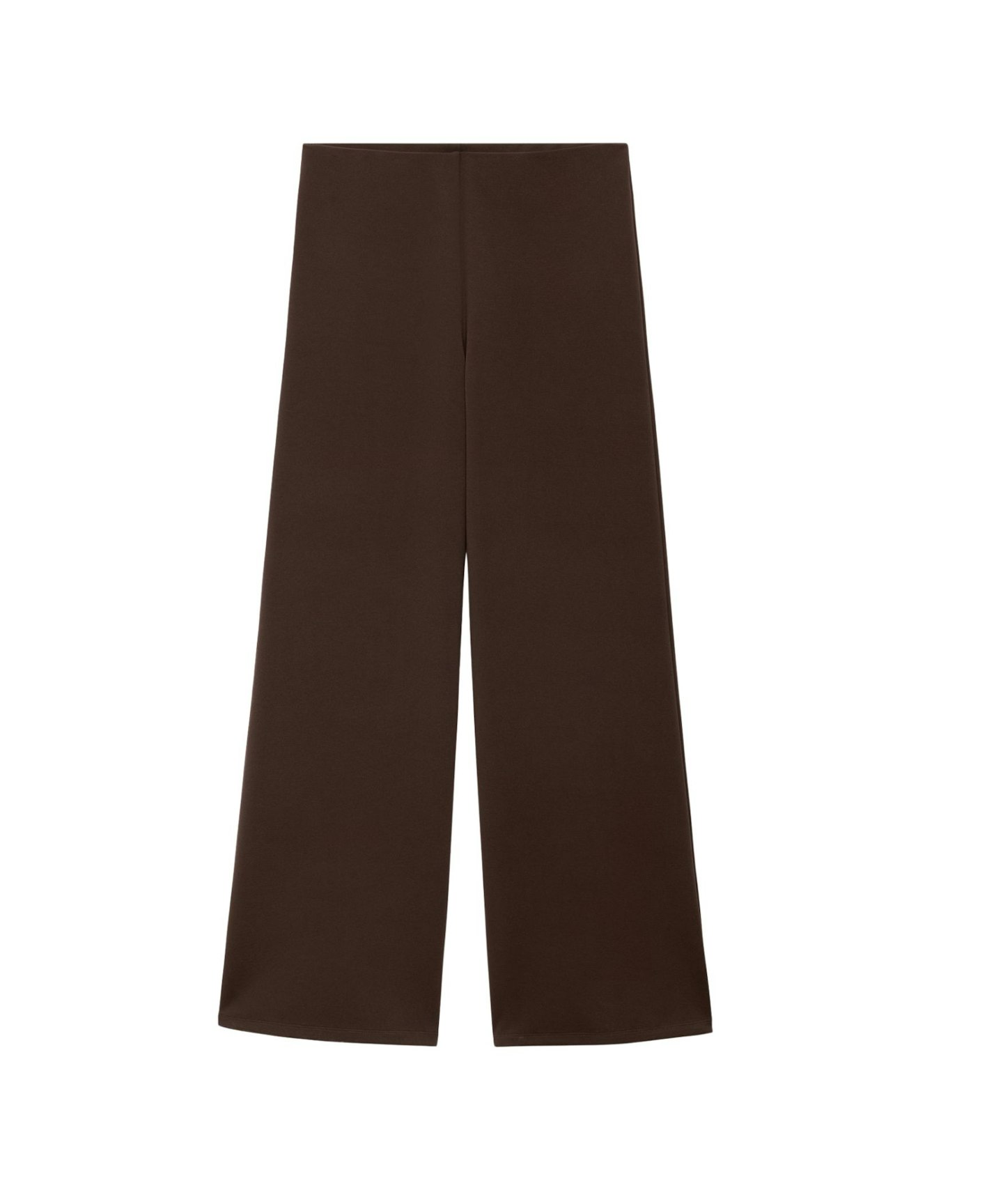 STRAIGHT-FIT TROUSERS WITH ELASTIC WAIST