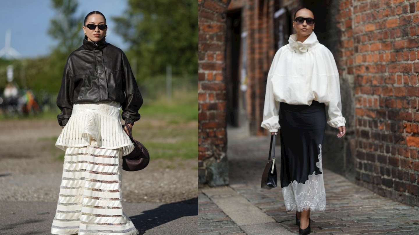 Street style wearing jackets