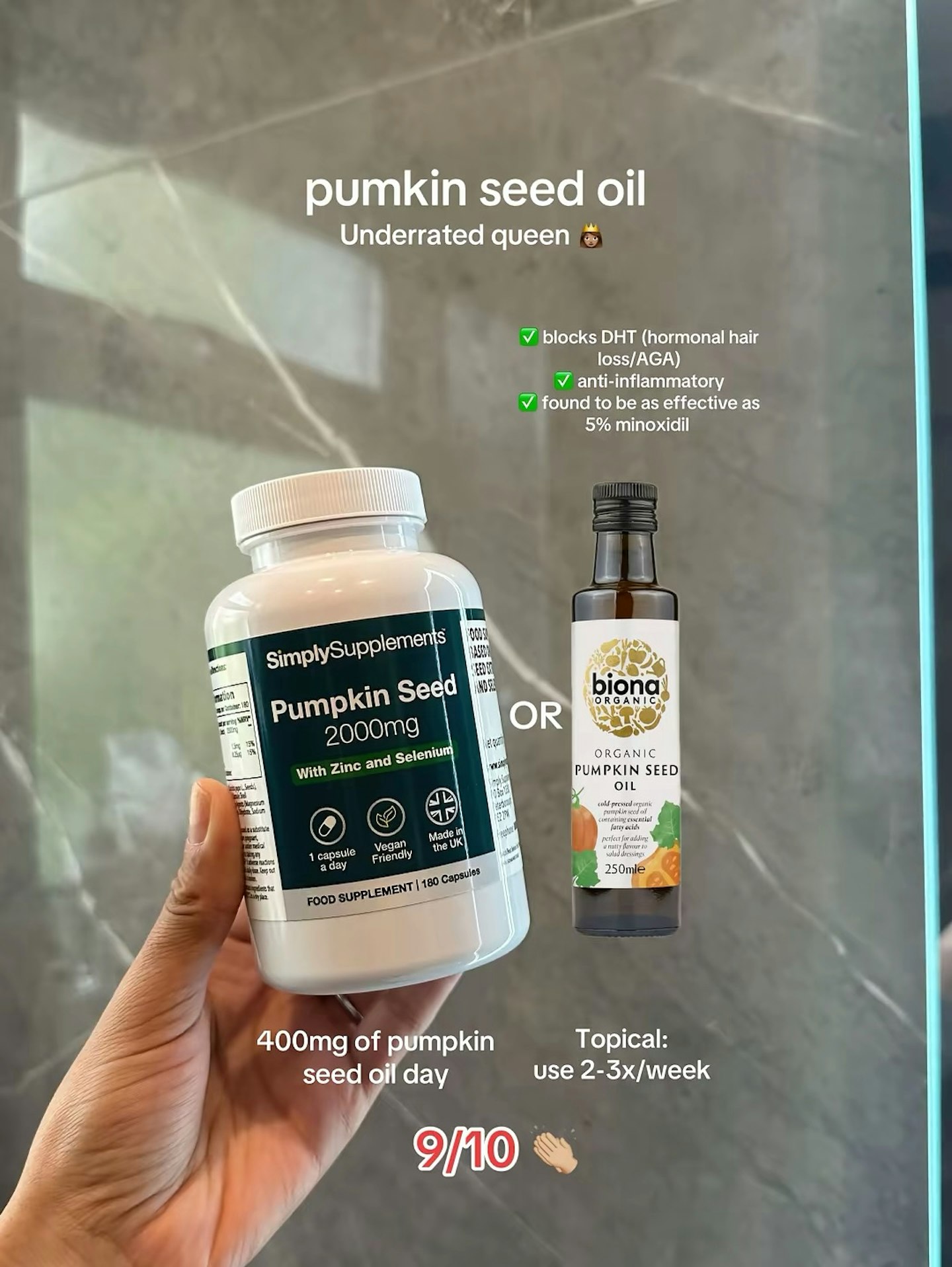Hair loss specialist and Grazia Beauty Panel member, Dr Aamna Adel, shares the best oils for hair growth on Instagram