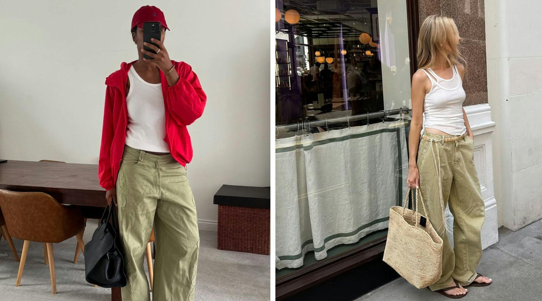 Aines Trouser - Olive Green