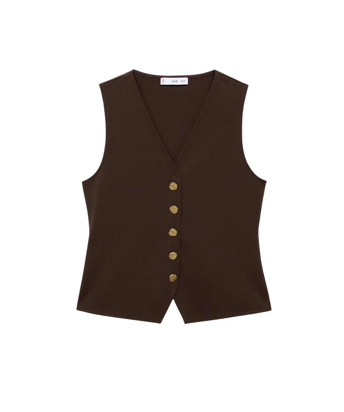 WAISTCOAT WITH JEWEL BUTTONS