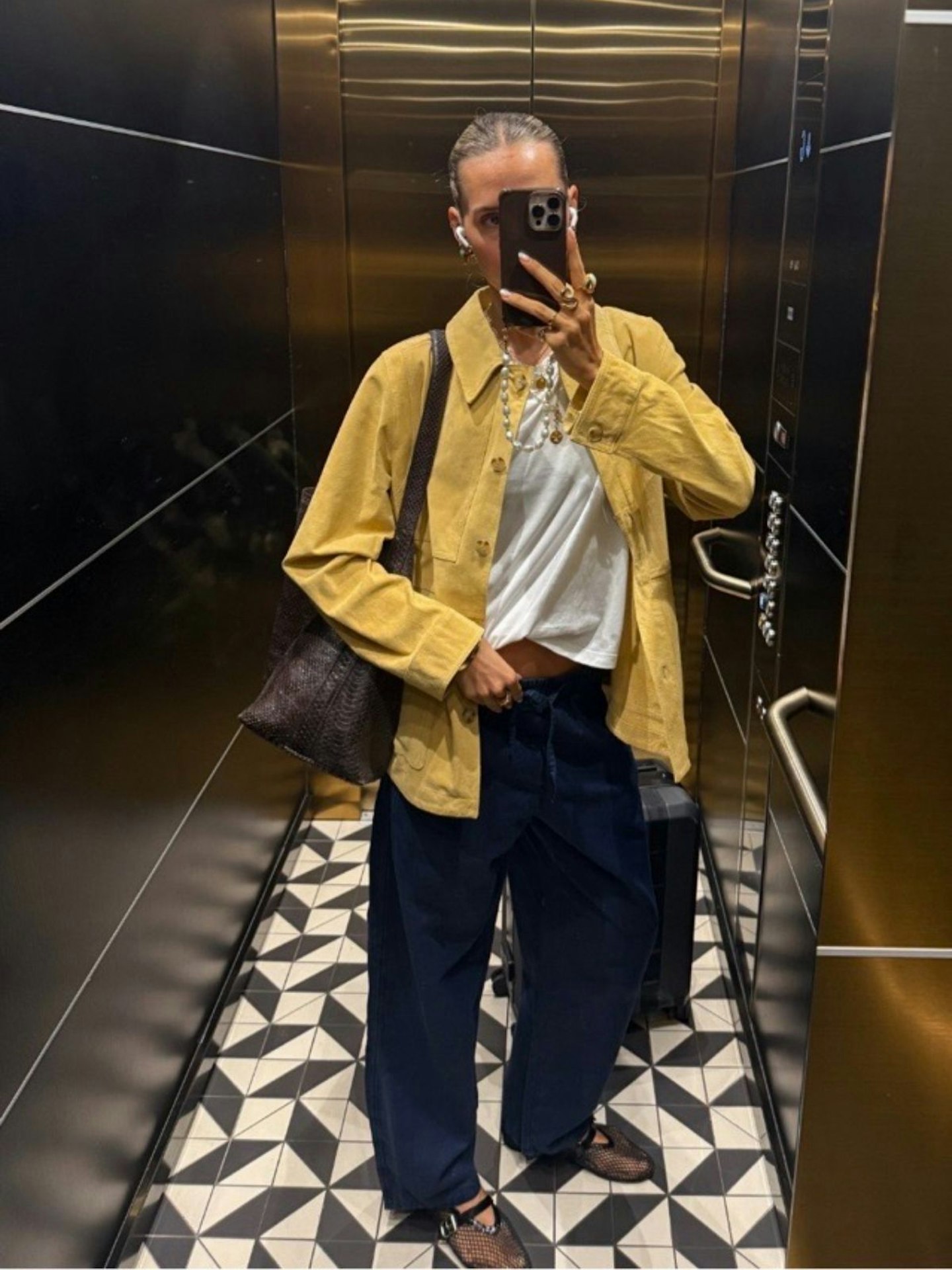 Yellow Suede Jacket